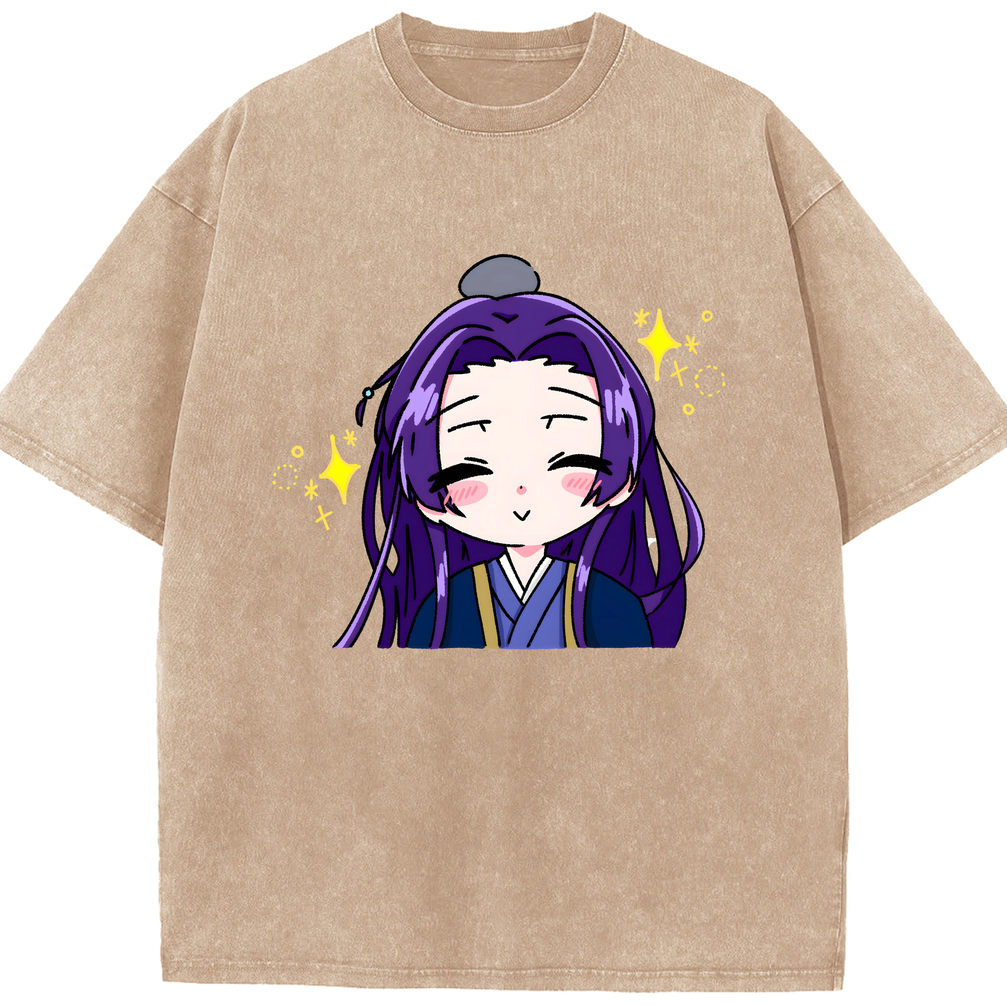 （画像用） 薬屋のひとりごと The Apothecary Diaries 綿100% ヴィンテージ風 半袖Tシャツ（フロントプリント）