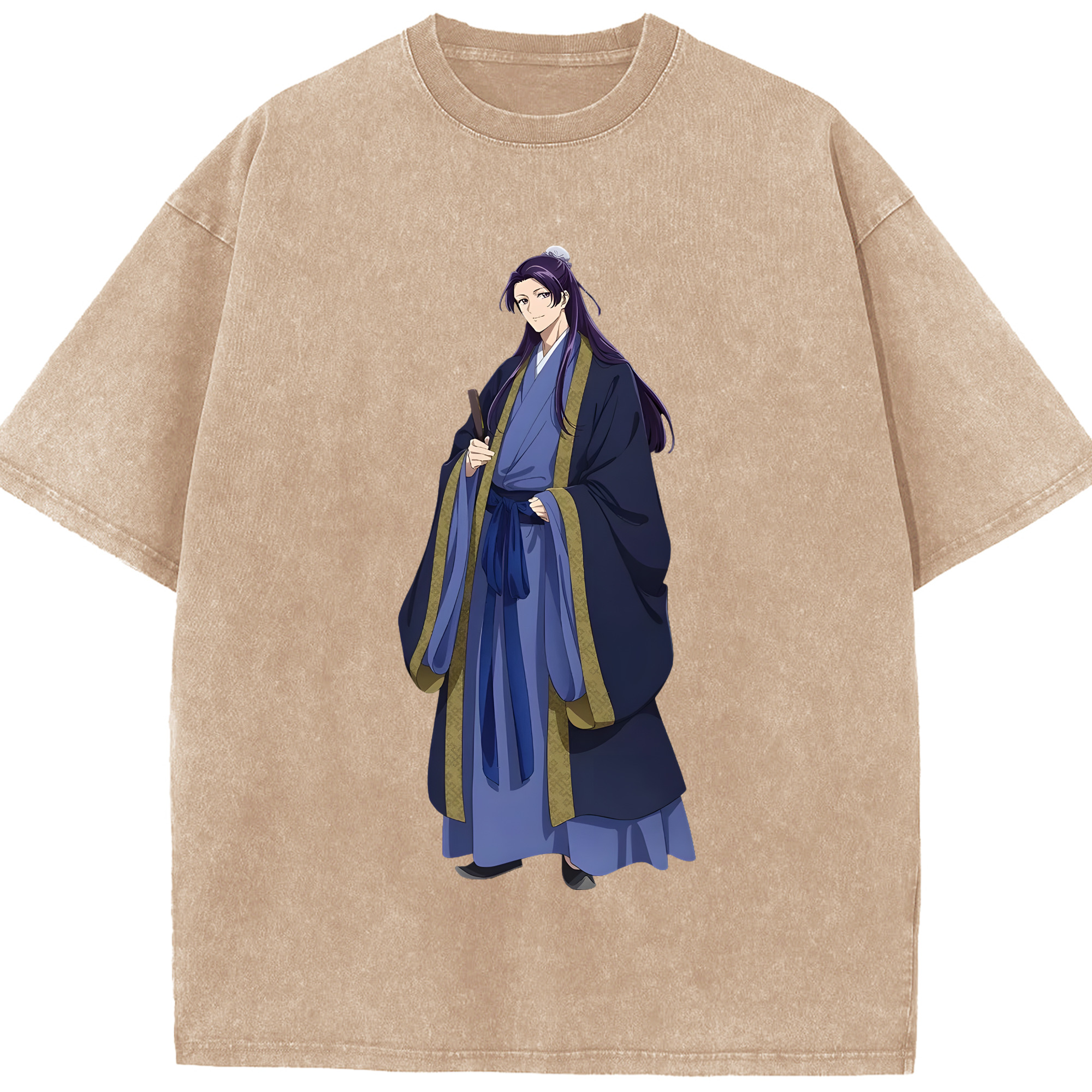 （画像用） 薬屋のひとりごと The Apothecary Diaries 綿100% ヴィンテージ風 半袖Tシャツ（フロントプリント）