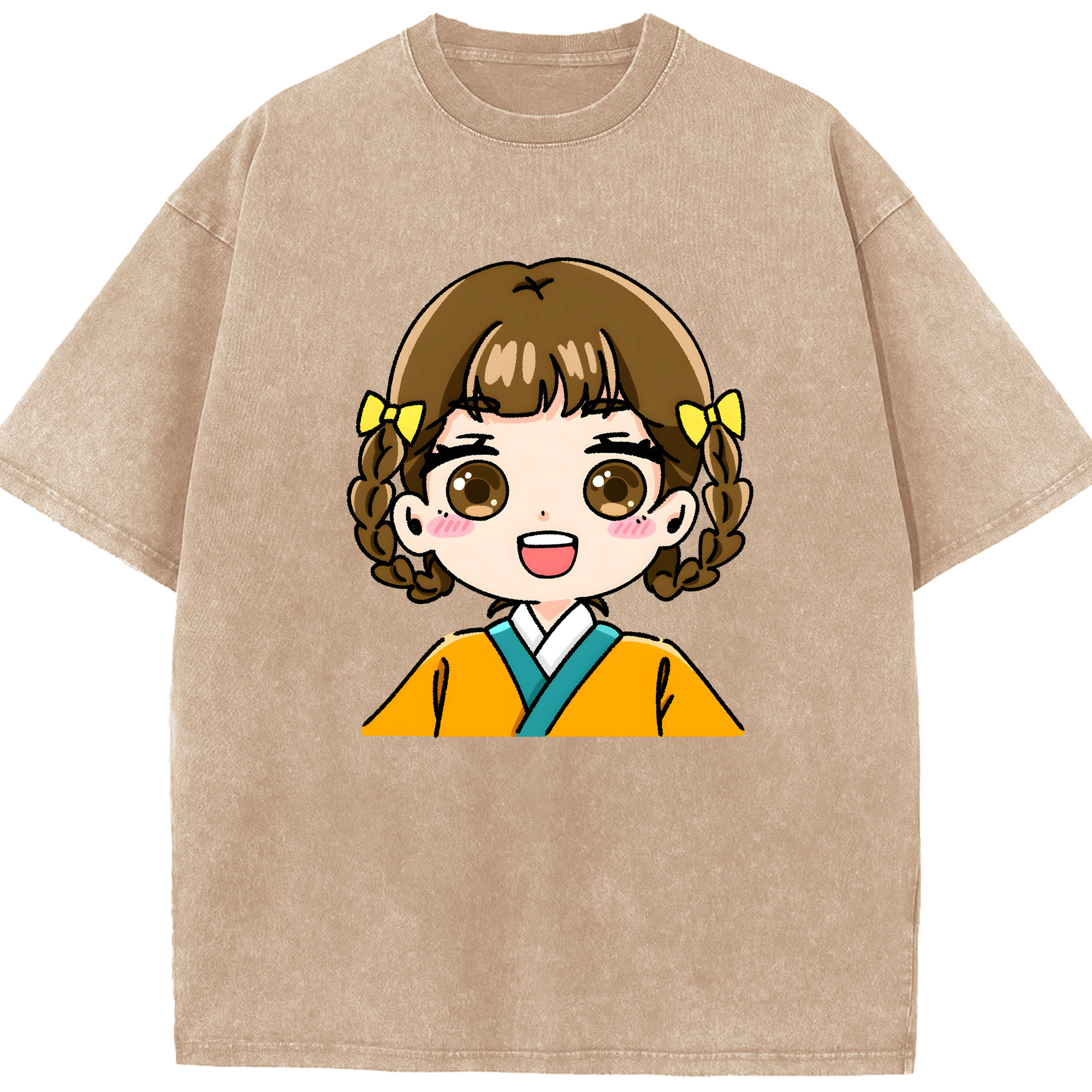 （画像用） 薬屋のひとりごと The Apothecary Diaries 綿100% ヴィンテージ風 半袖Tシャツ（フロントプリント）