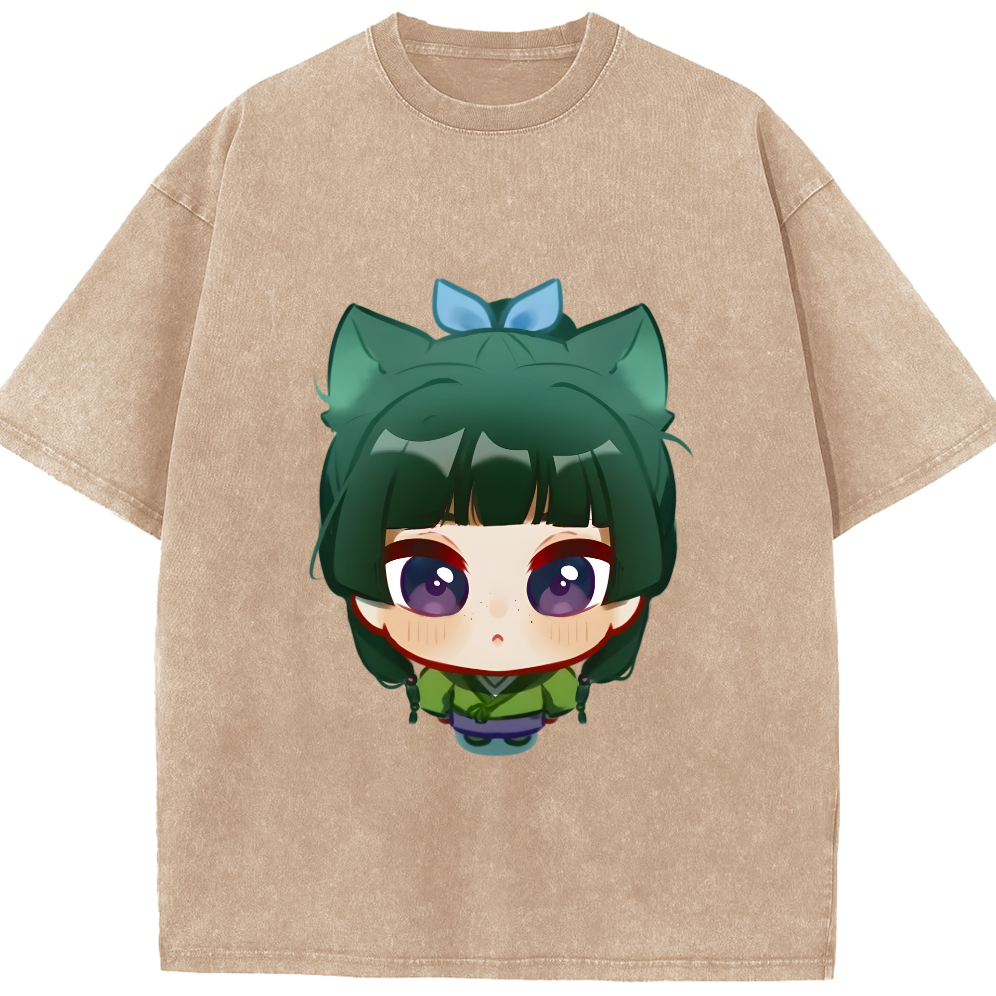 （画像用） 薬屋のひとりごと The Apothecary Diaries 綿100% ヴィンテージ風 半袖Tシャツ（フロントプリント）