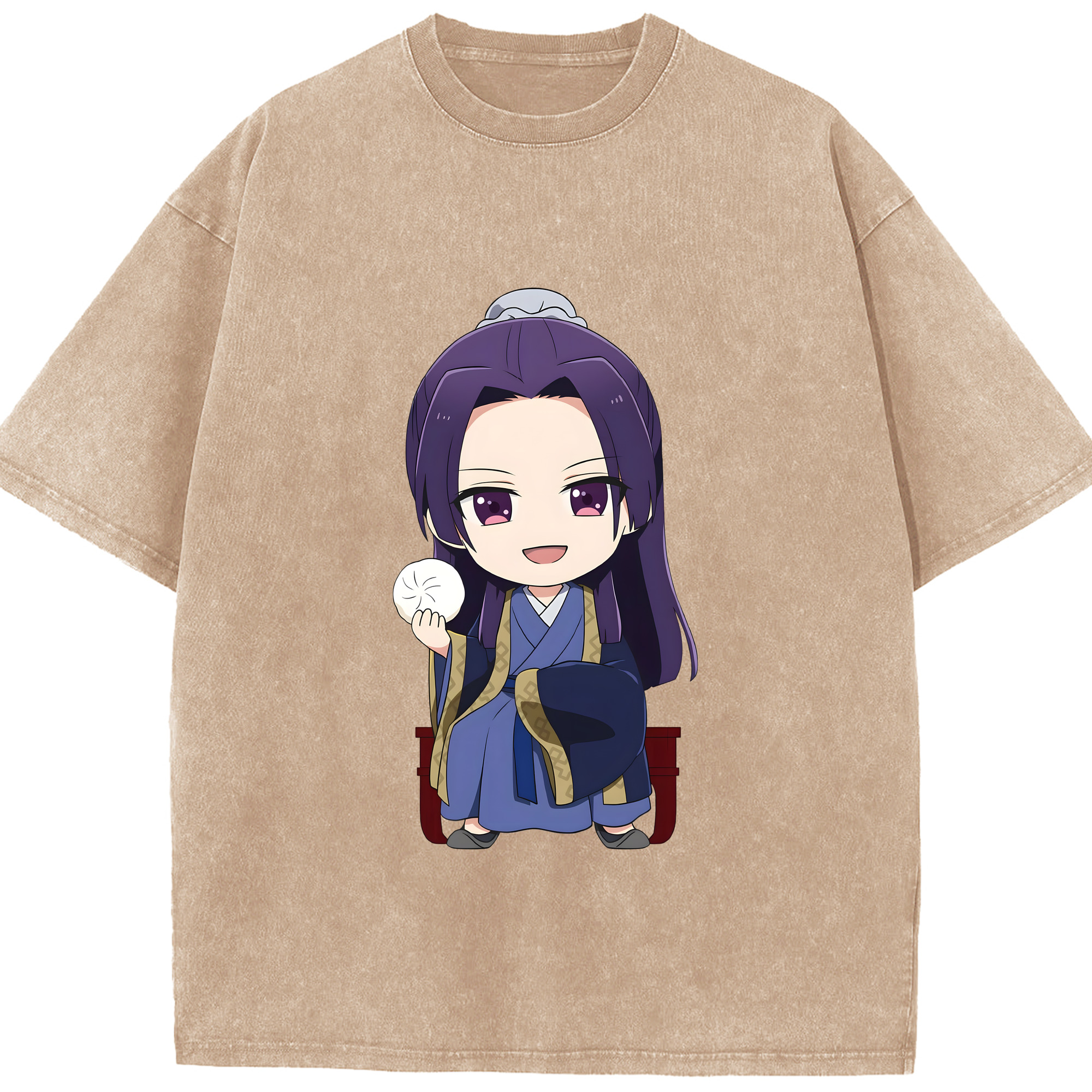 （画像用） 薬屋のひとりごと The Apothecary Diaries 綿100% ヴィンテージ風 半袖Tシャツ（フロントプリント）