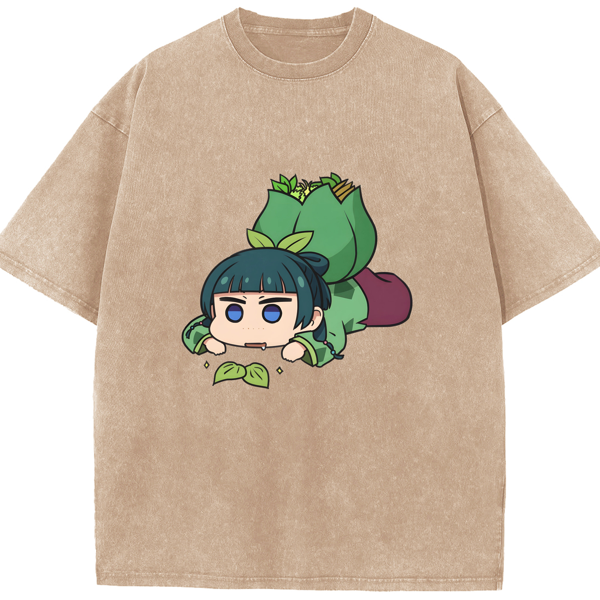 （画像用） 薬屋のひとりごと The Apothecary Diaries 綿100% ヴィンテージ風 半袖Tシャツ（フロントプリント）