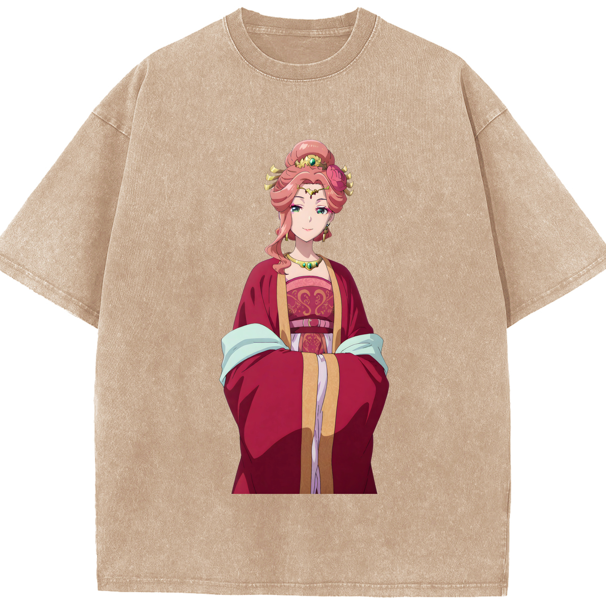 （画像用） 薬屋のひとりごと The Apothecary Diaries 綿100% ヴィンテージ風 半袖Tシャツ（フロントプリント）