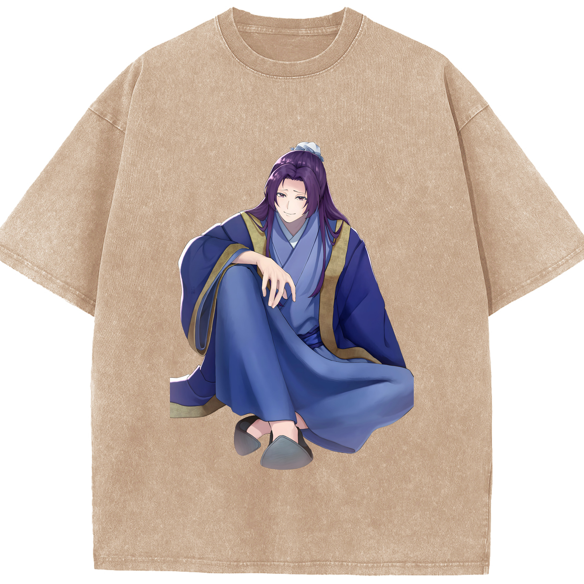 （画像用） 薬屋のひとりごと The Apothecary Diaries 綿100% ヴィンテージ風 半袖Tシャツ（フロントプリント）