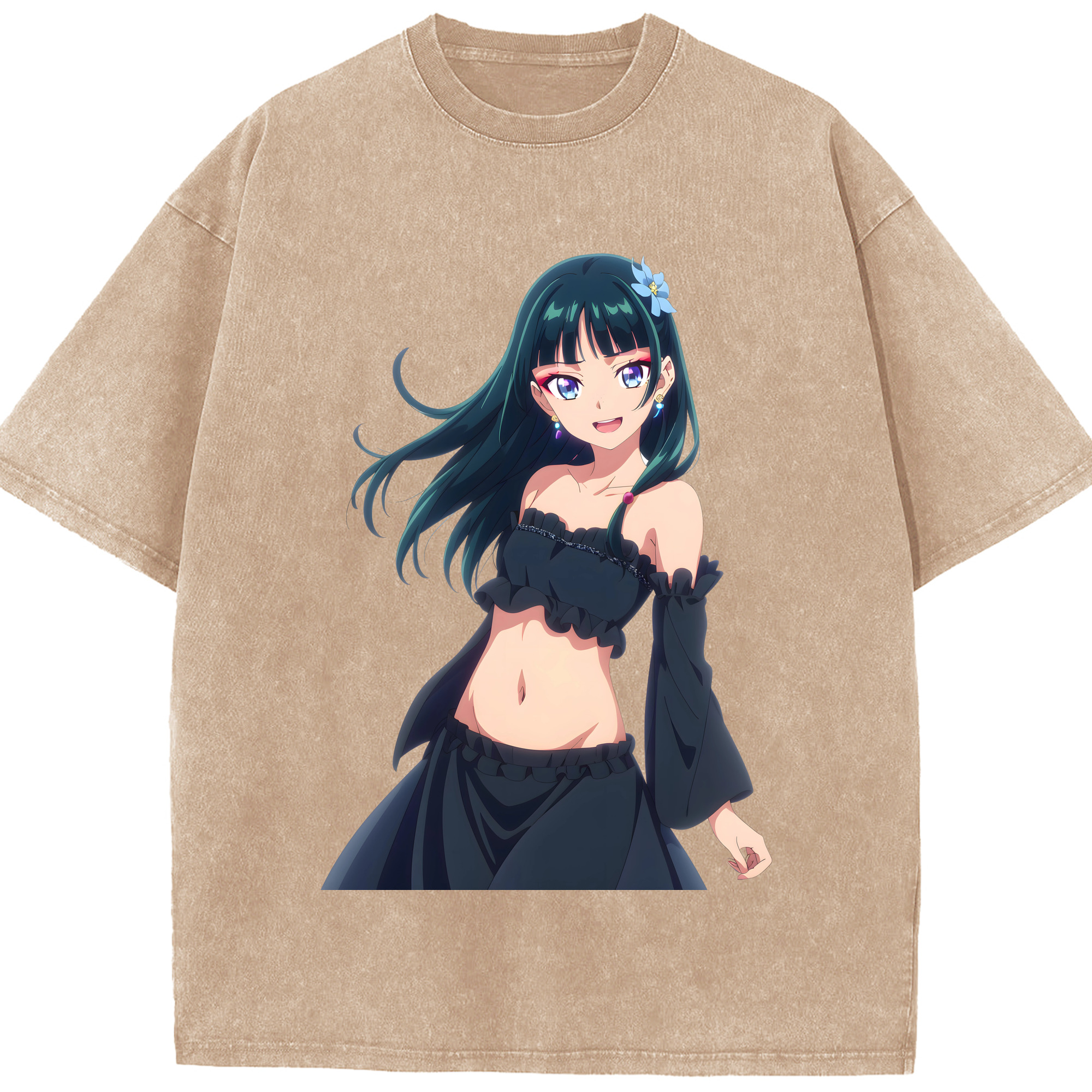 （画像用） 薬屋のひとりごと The Apothecary Diaries 綿100% ヴィンテージ風 半袖Tシャツ（フロントプリント）