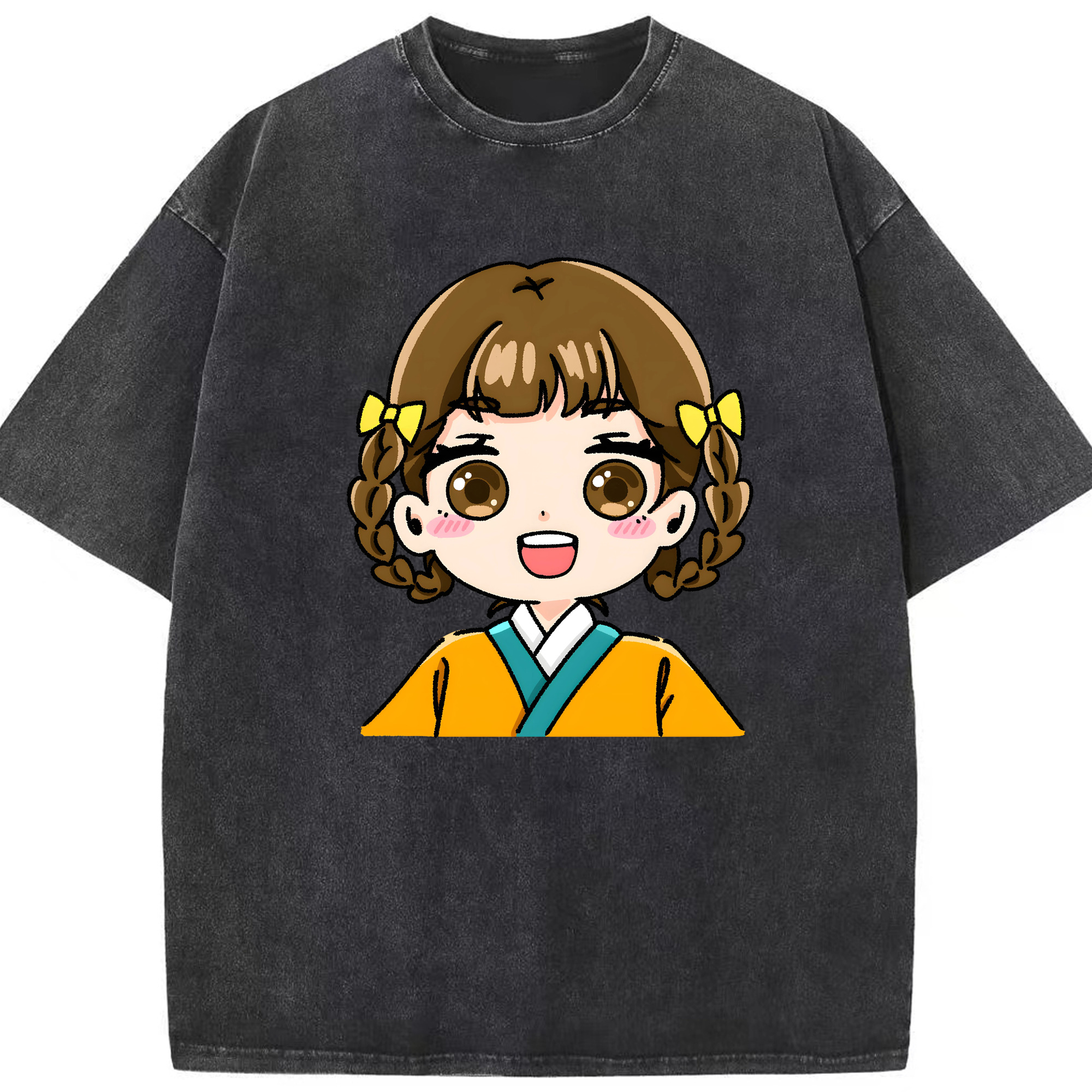 （画像用） 薬屋のひとりごと The Apothecary Diaries 綿100% ヴィンテージ風 半袖Tシャツ（フロントプリント）