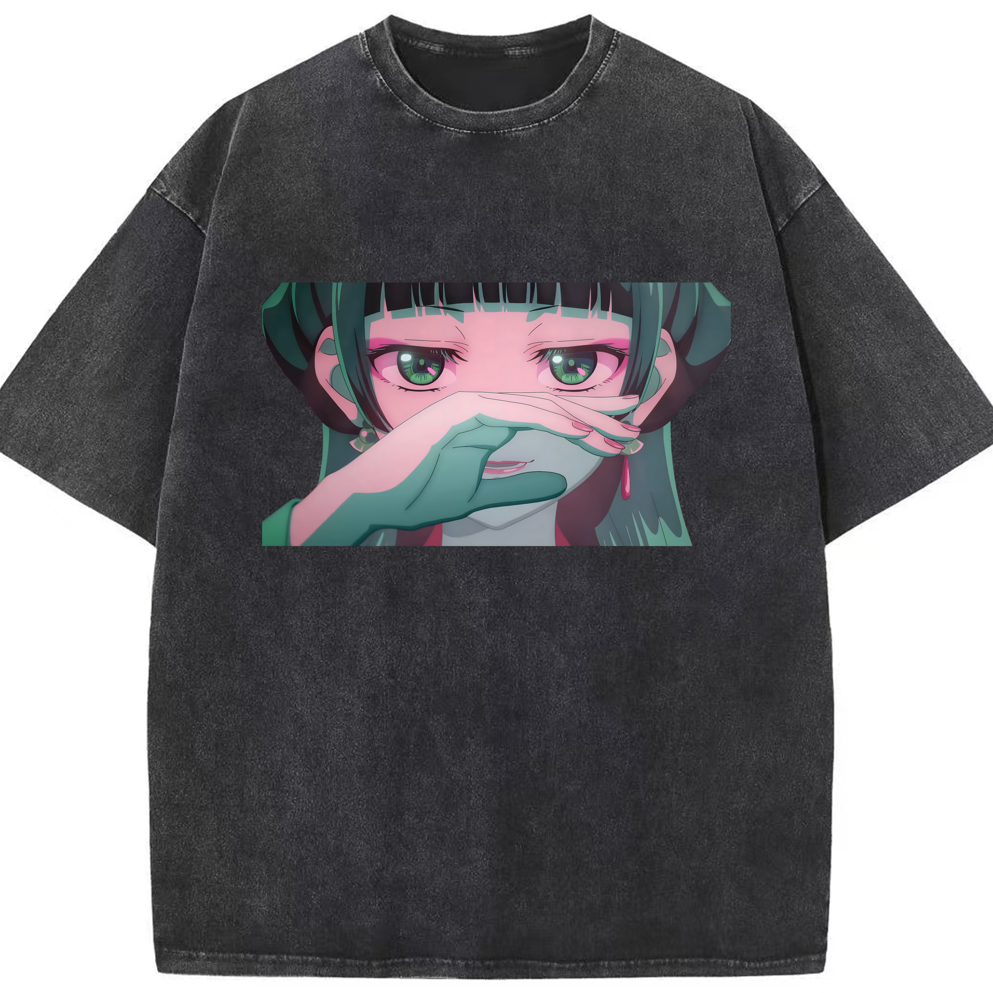 （画像用） 薬屋のひとりごと The Apothecary Diaries 綿100% ヴィンテージ風 半袖Tシャツ（フロントプリント）