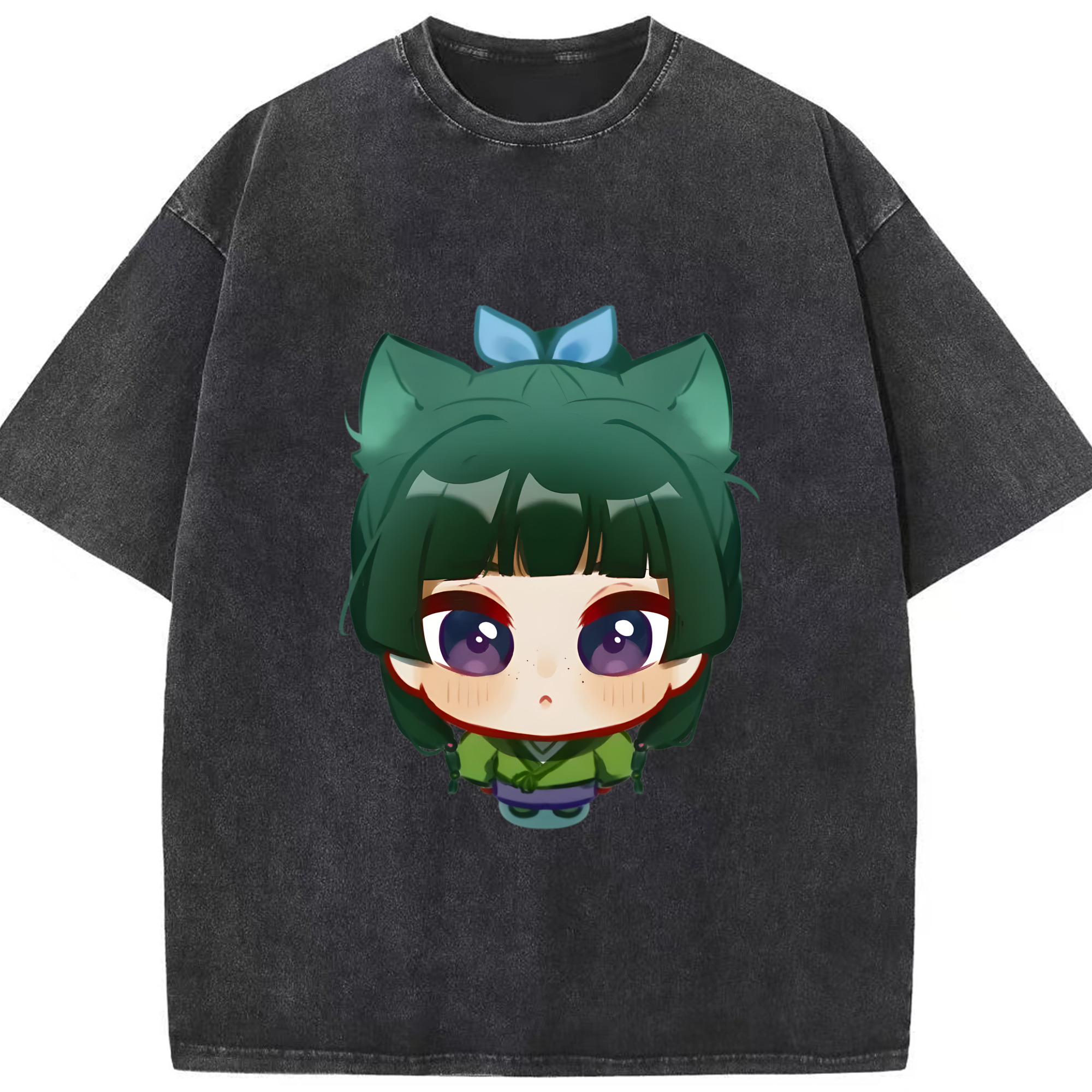 （画像用） 薬屋のひとりごと The Apothecary Diaries 綿100% ヴィンテージ風 半袖Tシャツ（フロントプリント）