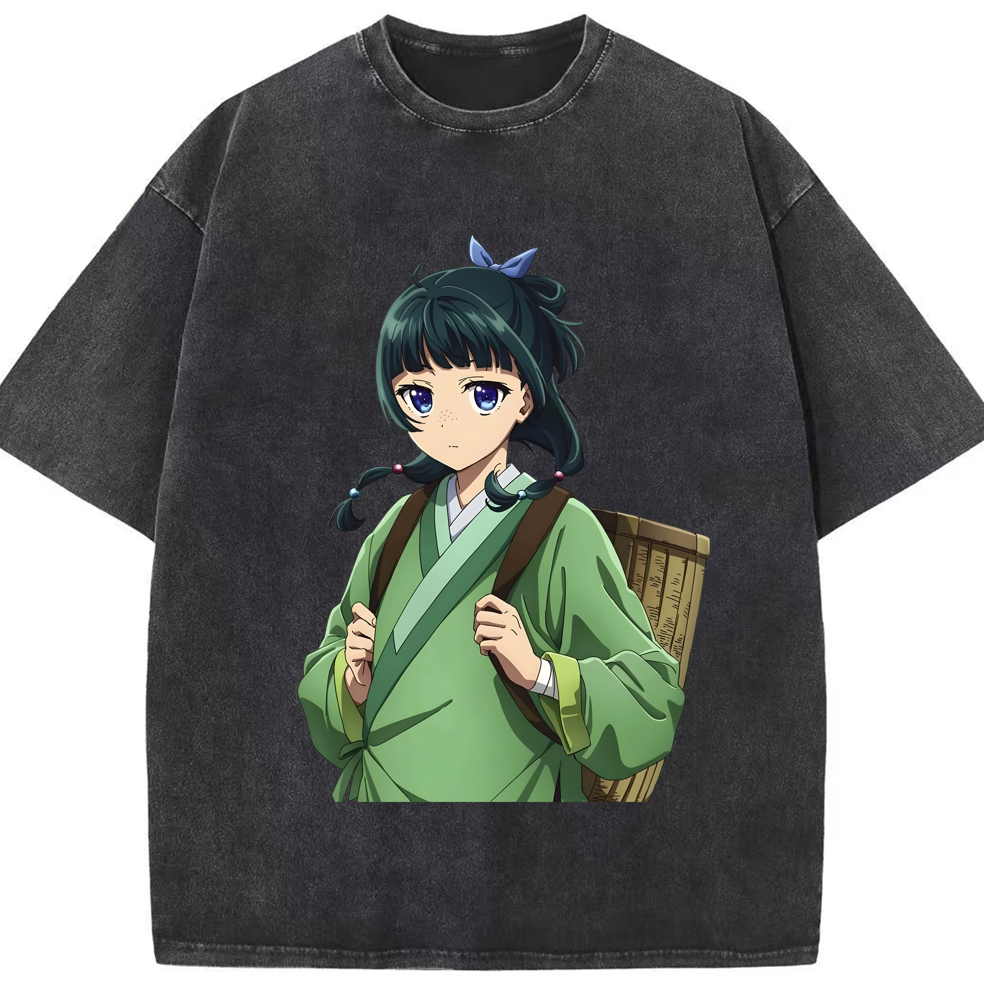 （画像用） 薬屋のひとりごと The Apothecary Diaries 綿100% ヴィンテージ風 半袖Tシャツ（フロントプリント）