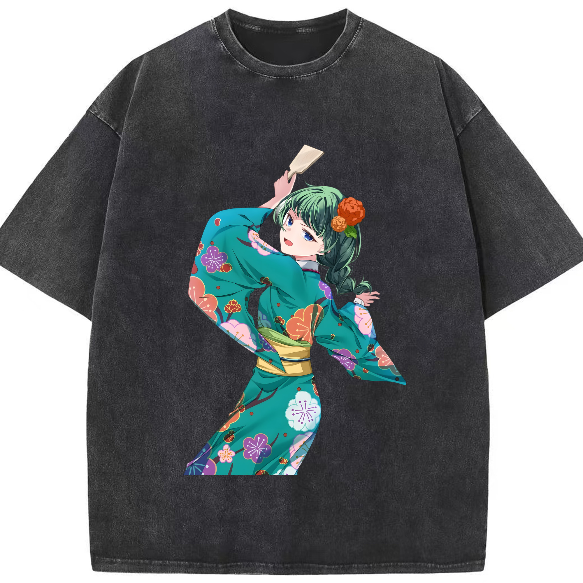 （画像用） 薬屋のひとりごと The Apothecary Diaries 綿100% ヴィンテージ風 半袖Tシャツ（フロントプリント）