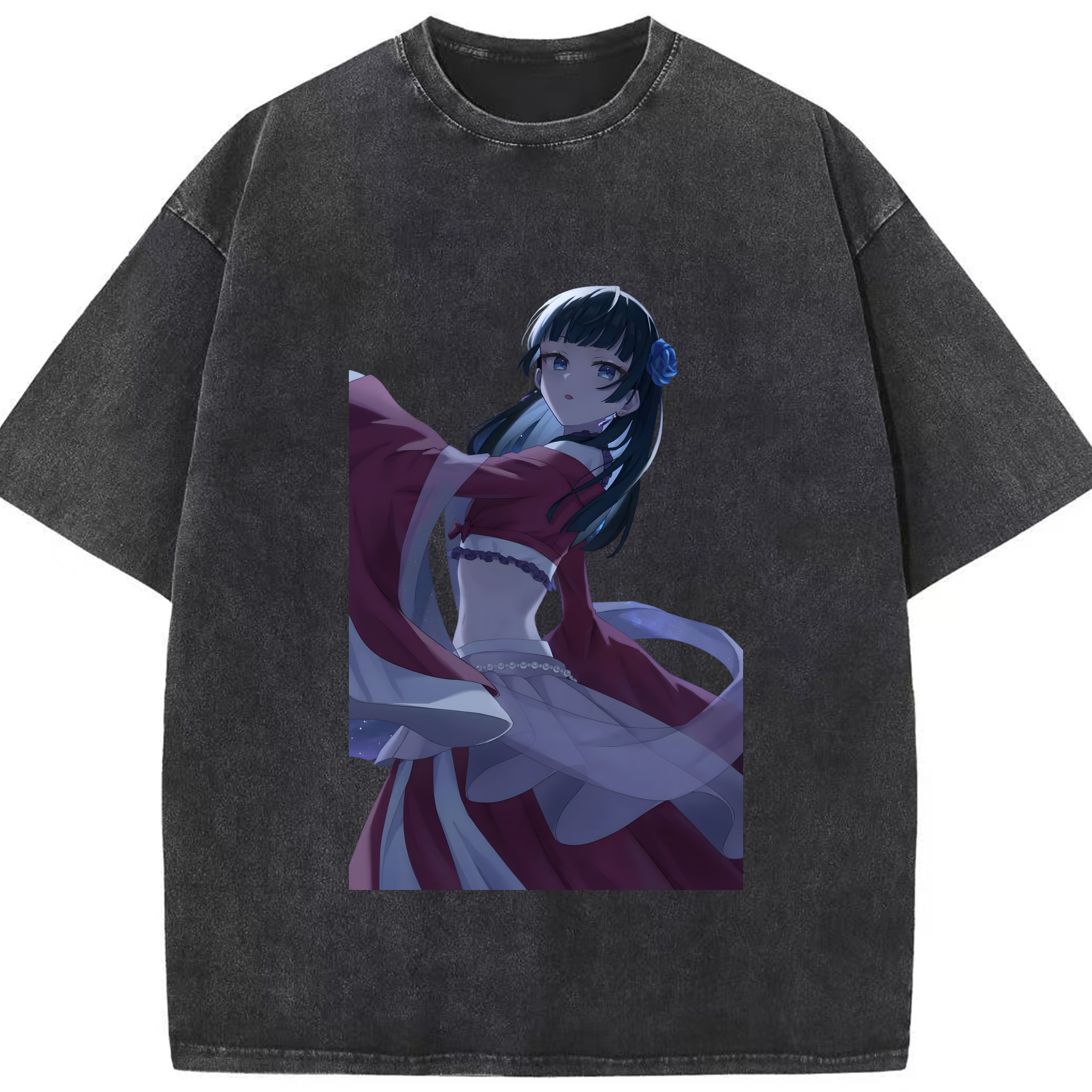 （画像用） 薬屋のひとりごと The Apothecary Diaries 綿100% ヴィンテージ風 半袖Tシャツ（フロントプリント）
