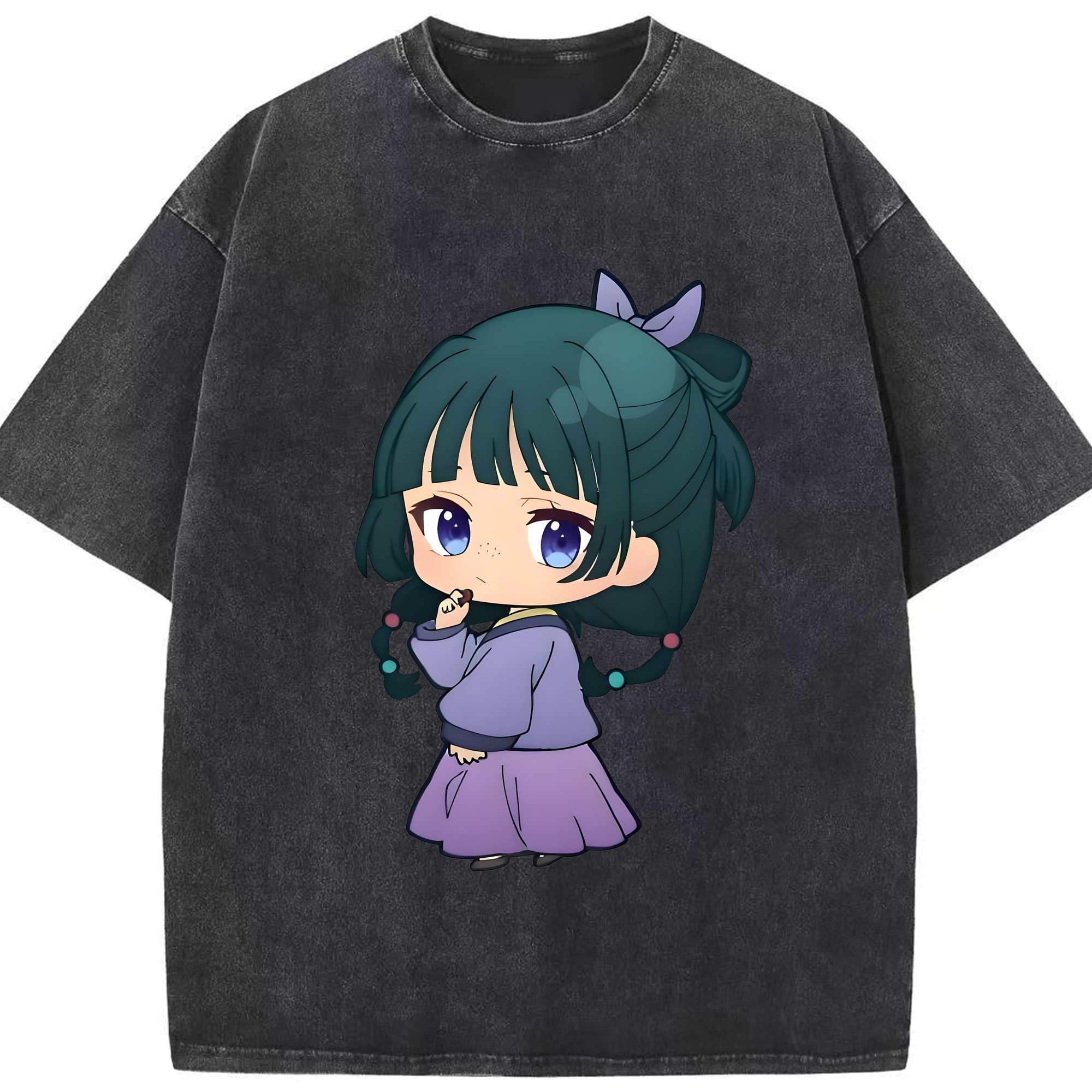 （画像用） 薬屋のひとりごと The Apothecary Diaries 綿100% ヴィンテージ風 半袖Tシャツ（フロントプリント）