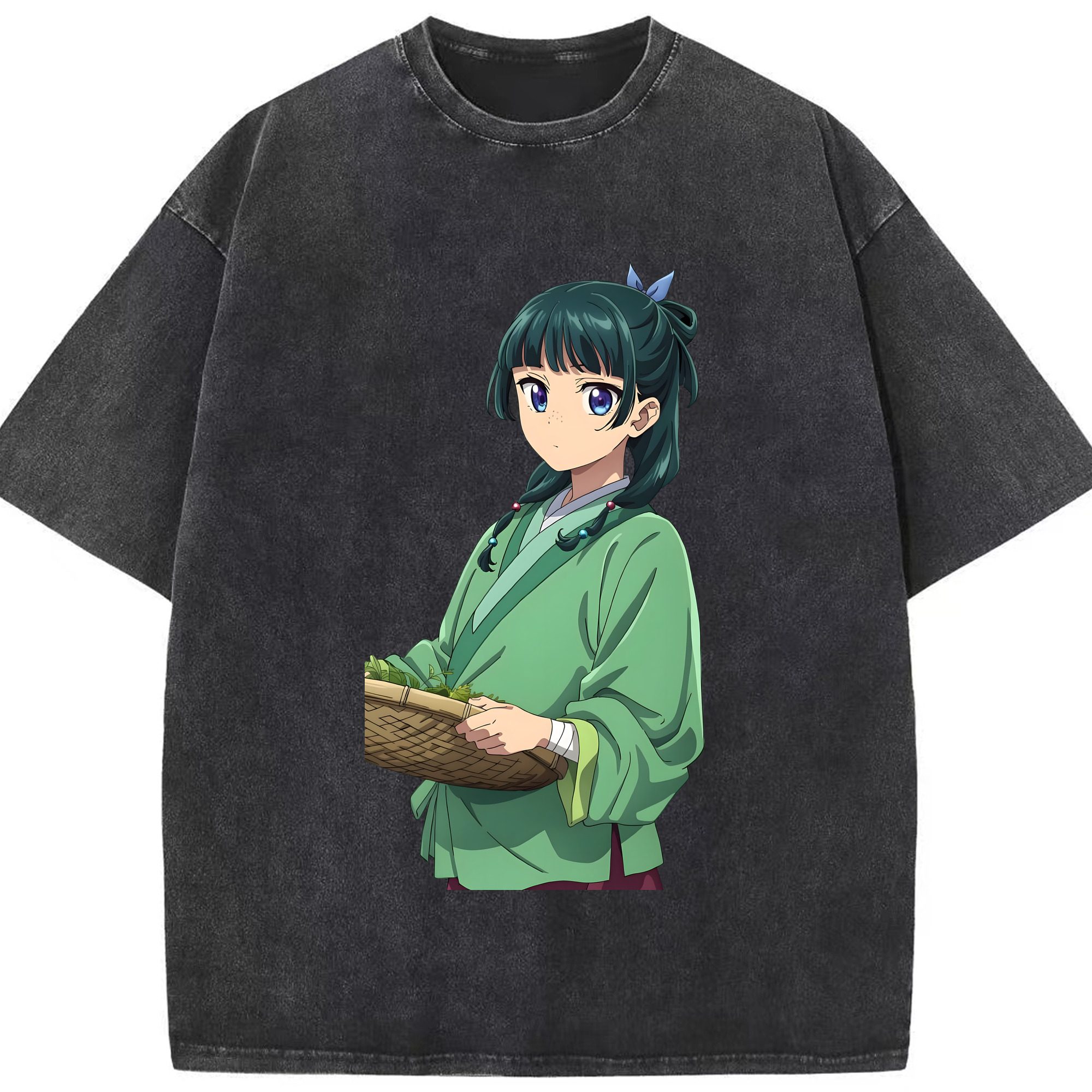 （画像用） 薬屋のひとりごと The Apothecary Diaries 綿100% ヴィンテージ風 半袖Tシャツ（フロントプリント）