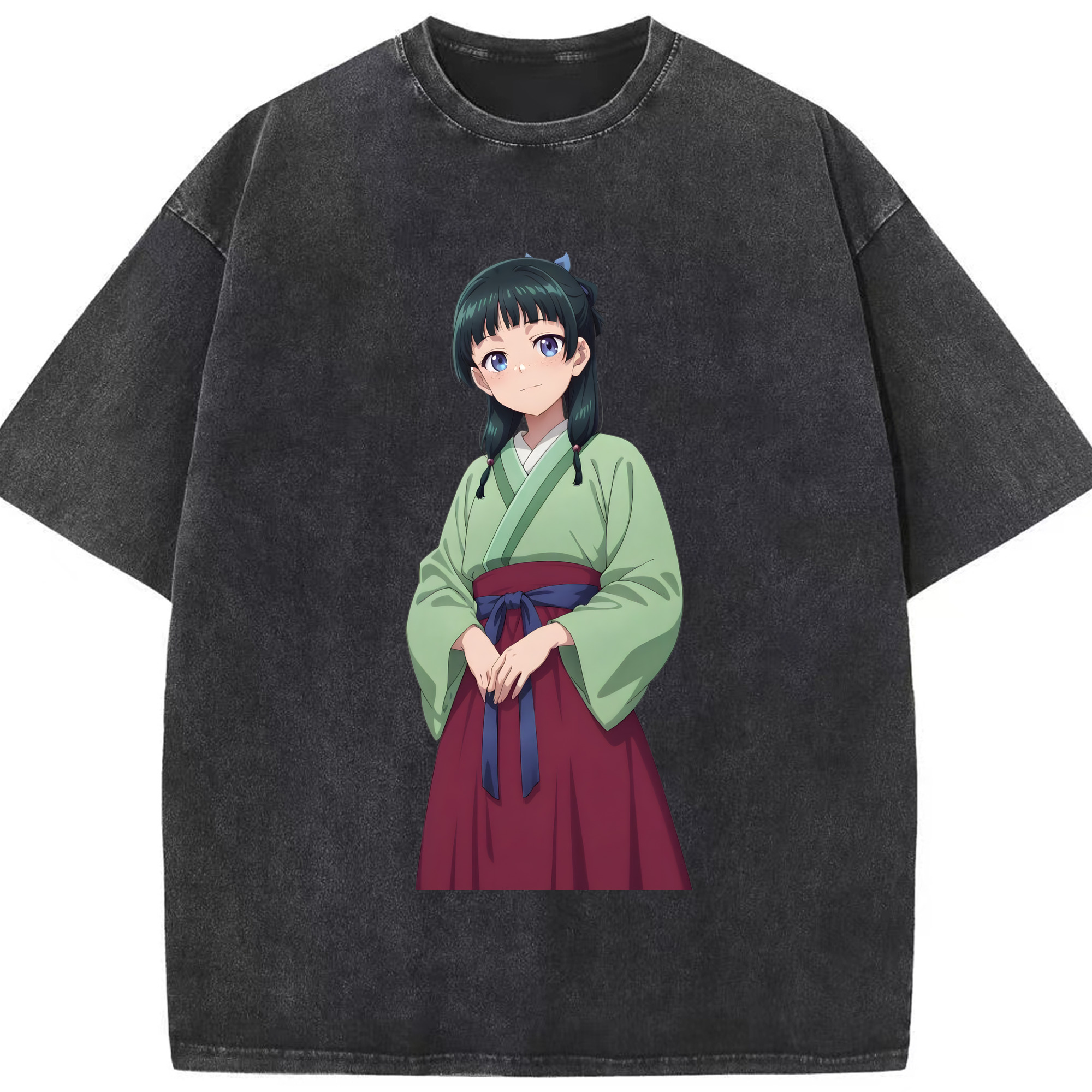 （画像用） 薬屋のひとりごと The Apothecary Diaries 綿100% ヴィンテージ風 半袖Tシャツ（フロントプリント）