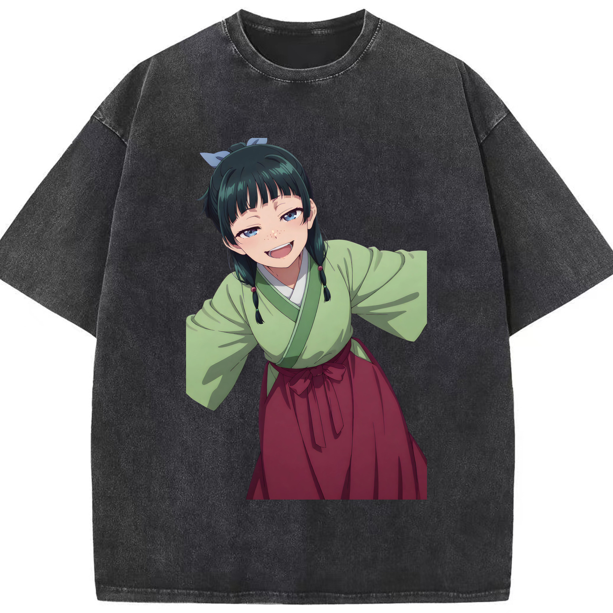 （画像用） 薬屋のひとりごと The Apothecary Diaries 綿100% ヴィンテージ風 半袖Tシャツ（フロントプリント）