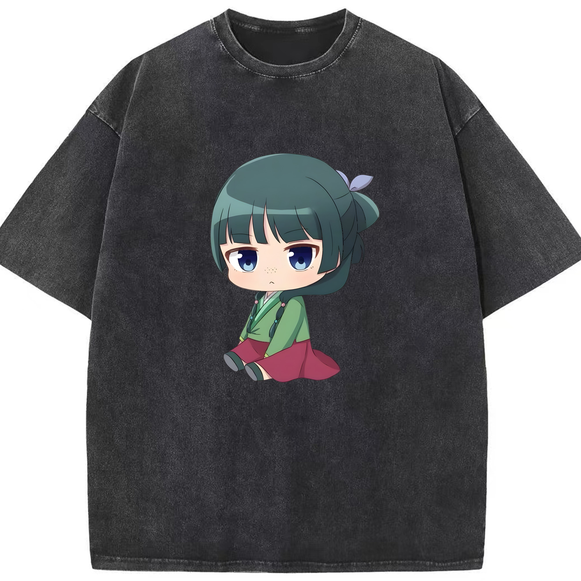 （画像用） 薬屋のひとりごと The Apothecary Diaries 綿100% ヴィンテージ風 半袖Tシャツ（フロントプリント）