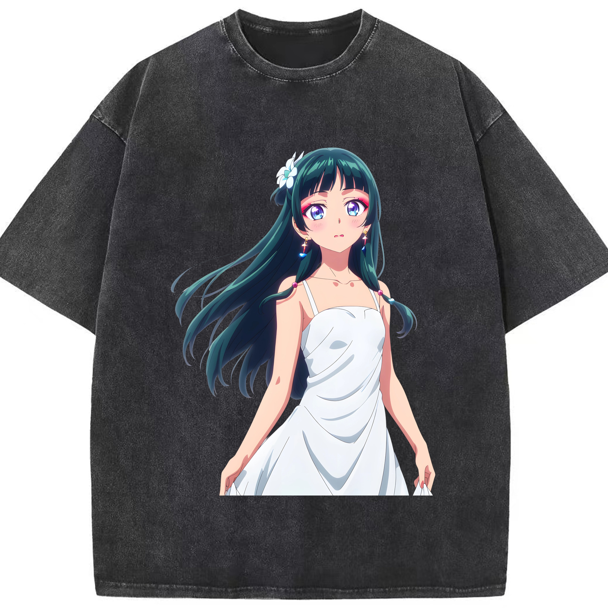 （画像用） 薬屋のひとりごと The Apothecary Diaries 綿100% ヴィンテージ風 半袖Tシャツ（フロントプリント）