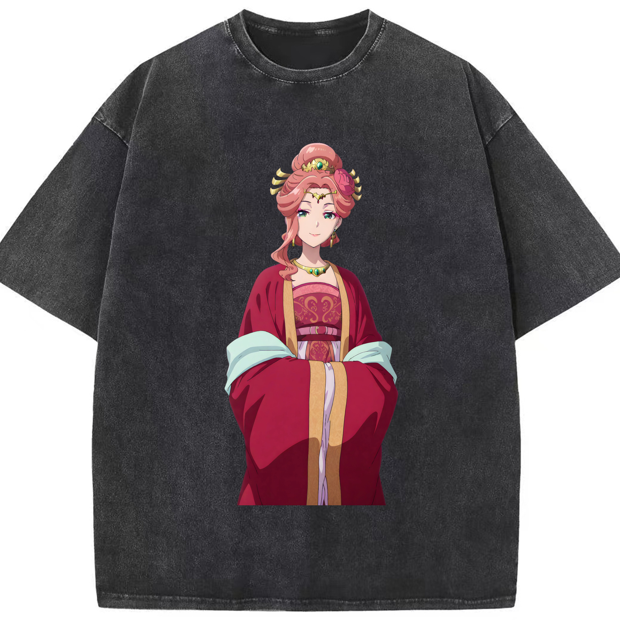 （画像用） 薬屋のひとりごと The Apothecary Diaries 綿100% ヴィンテージ風 半袖Tシャツ（フロントプリント）