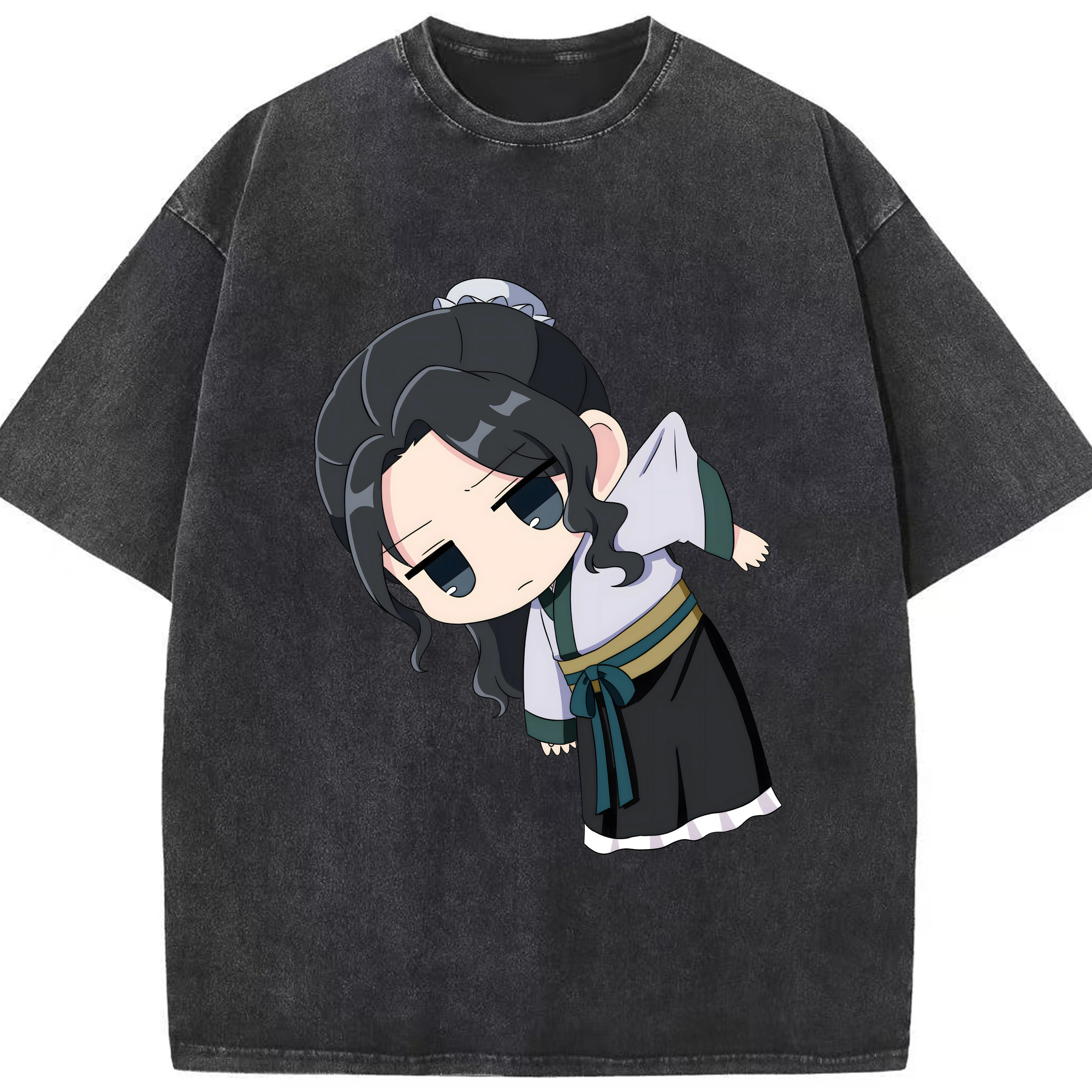 （画像用） 薬屋のひとりごと The Apothecary Diaries 綿100% ヴィンテージ風 半袖Tシャツ（フロントプリント）