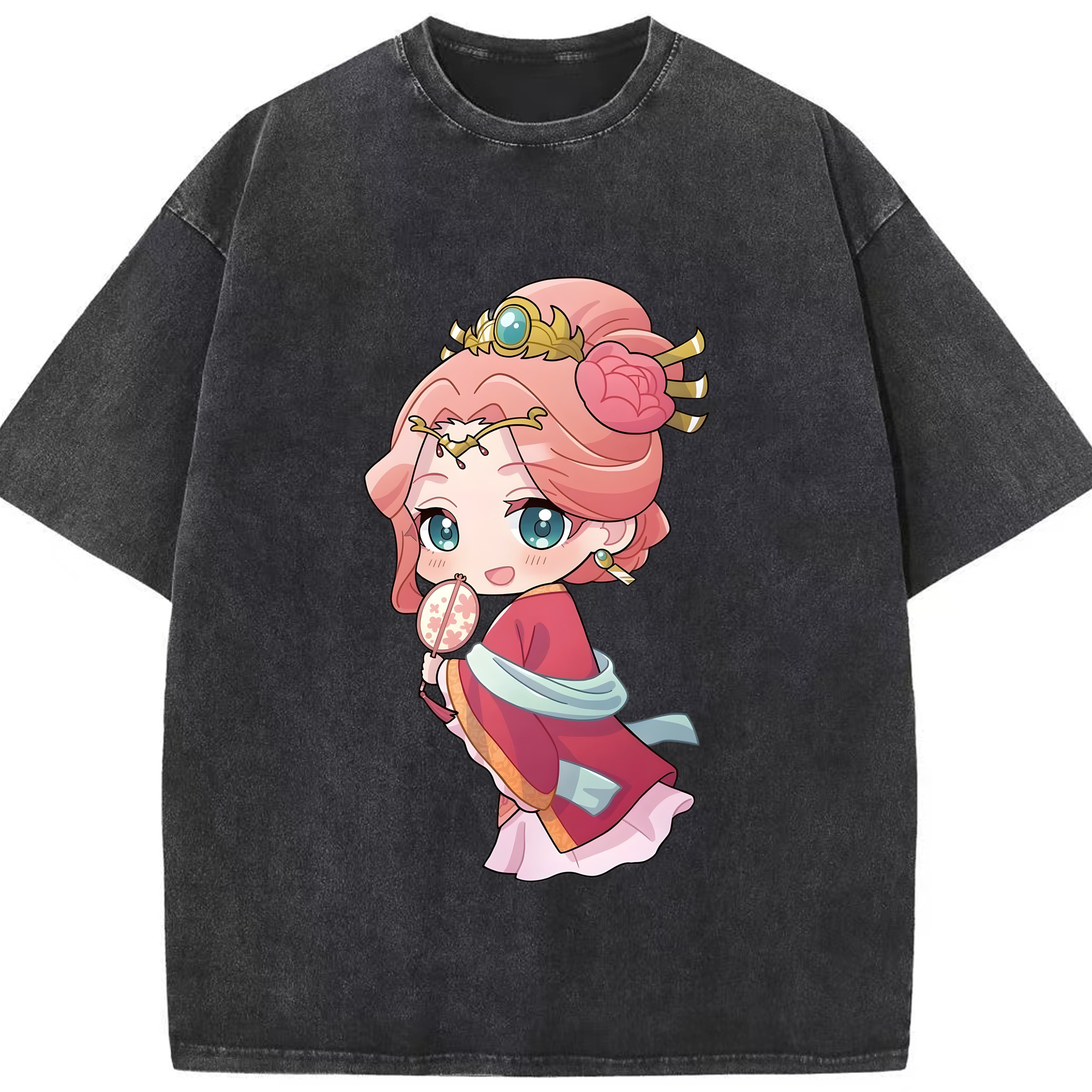 （画像用） 薬屋のひとりごと The Apothecary Diaries 綿100% ヴィンテージ風 半袖Tシャツ（フロントプリント）