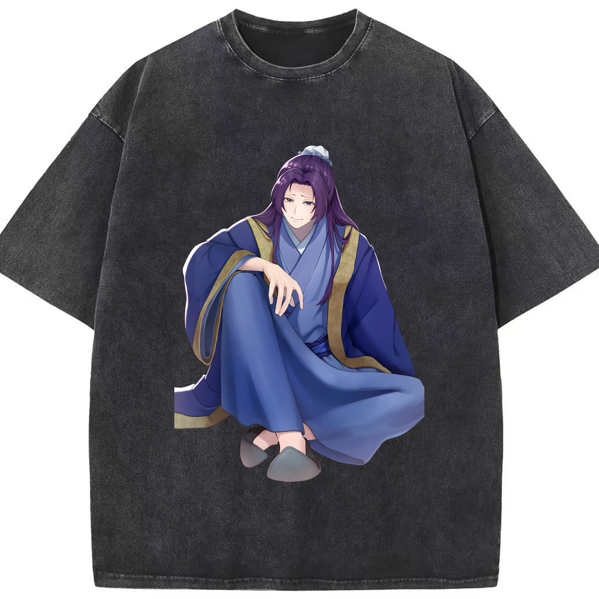 （画像用） 薬屋のひとりごと The Apothecary Diaries 綿100% ヴィンテージ風 半袖Tシャツ（フロントプリント）