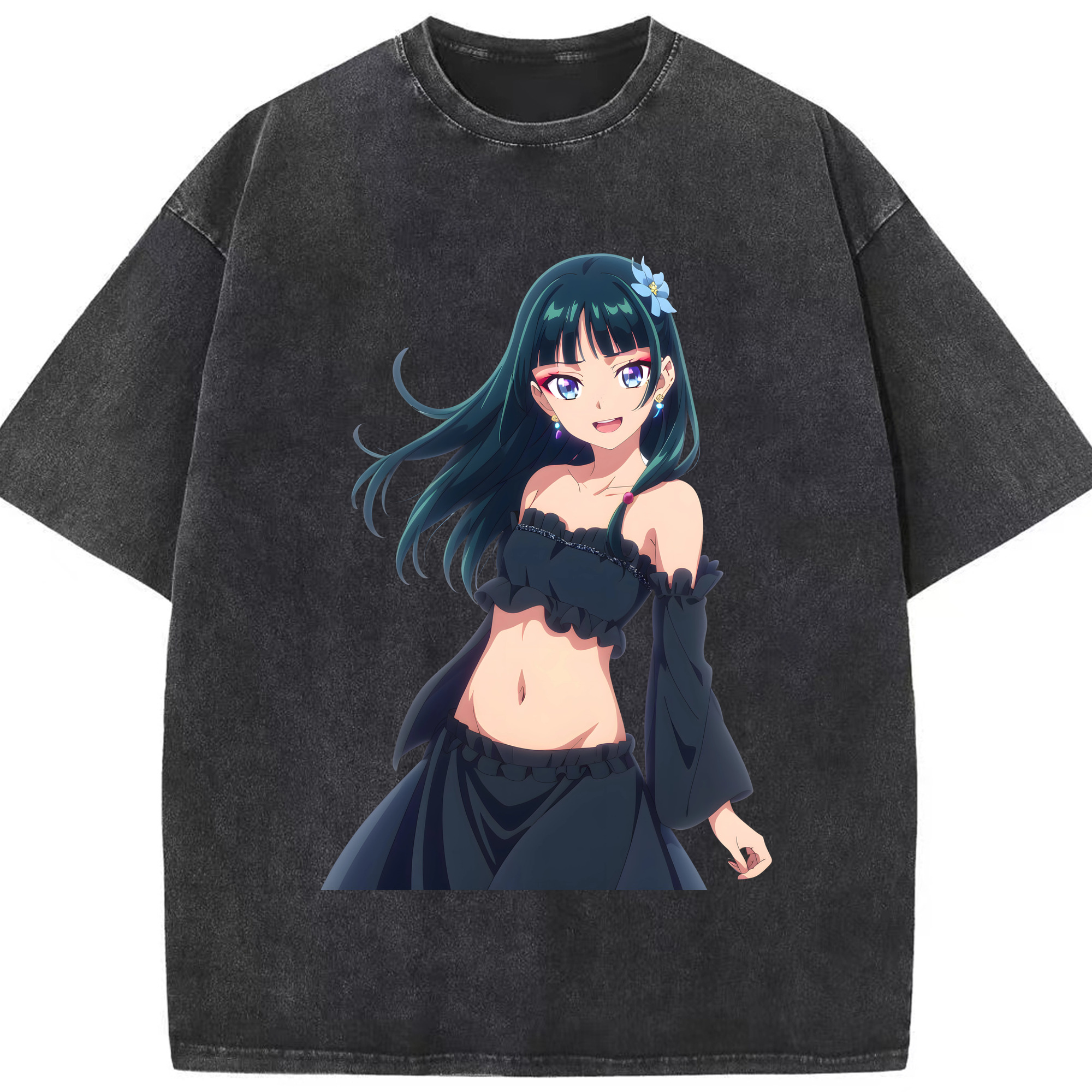 （画像用） 薬屋のひとりごと The Apothecary Diaries 綿100% ヴィンテージ風 半袖Tシャツ（フロントプリント）