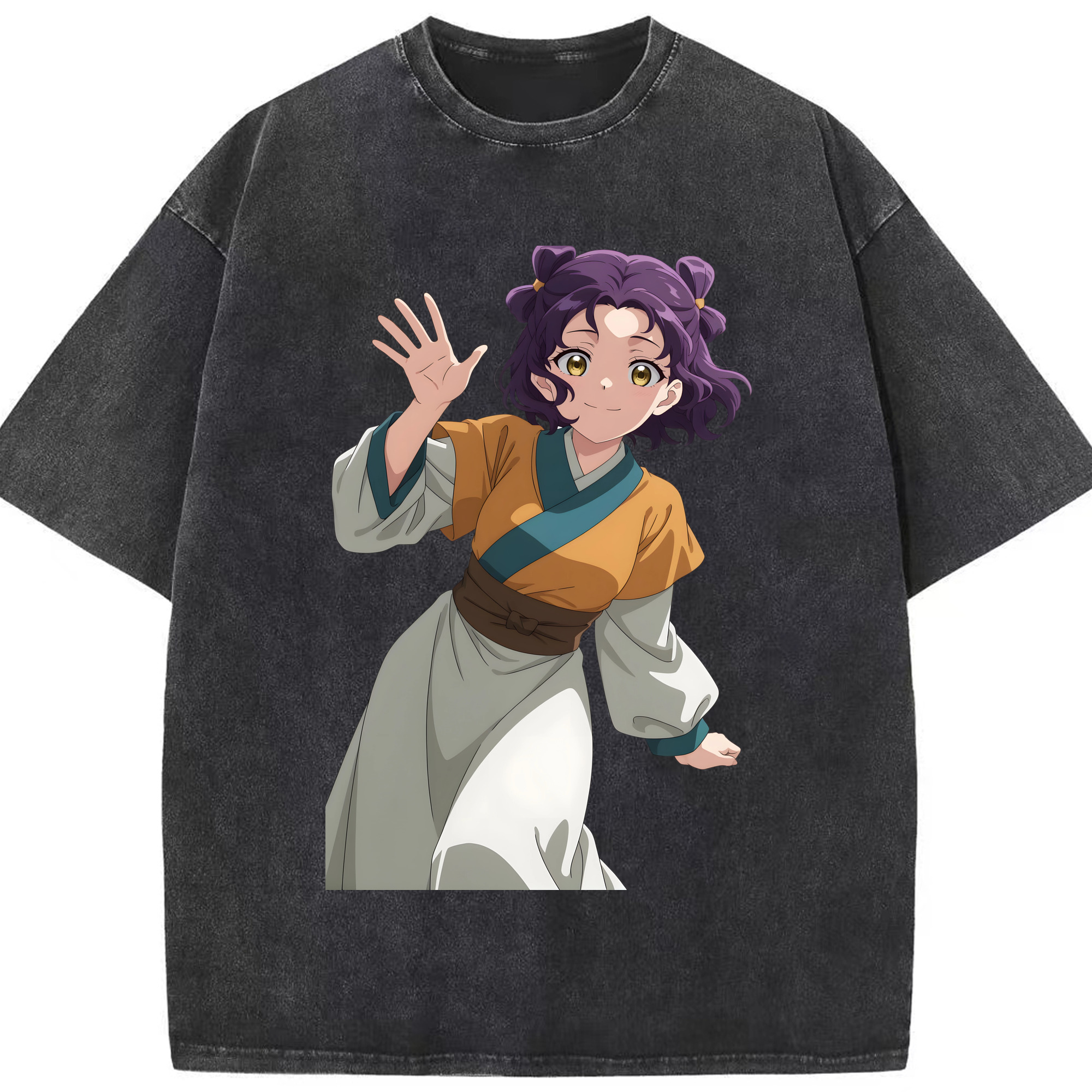 （画像用） 薬屋のひとりごと The Apothecary Diaries 綿100% ヴィンテージ風 半袖Tシャツ（フロントプリント）