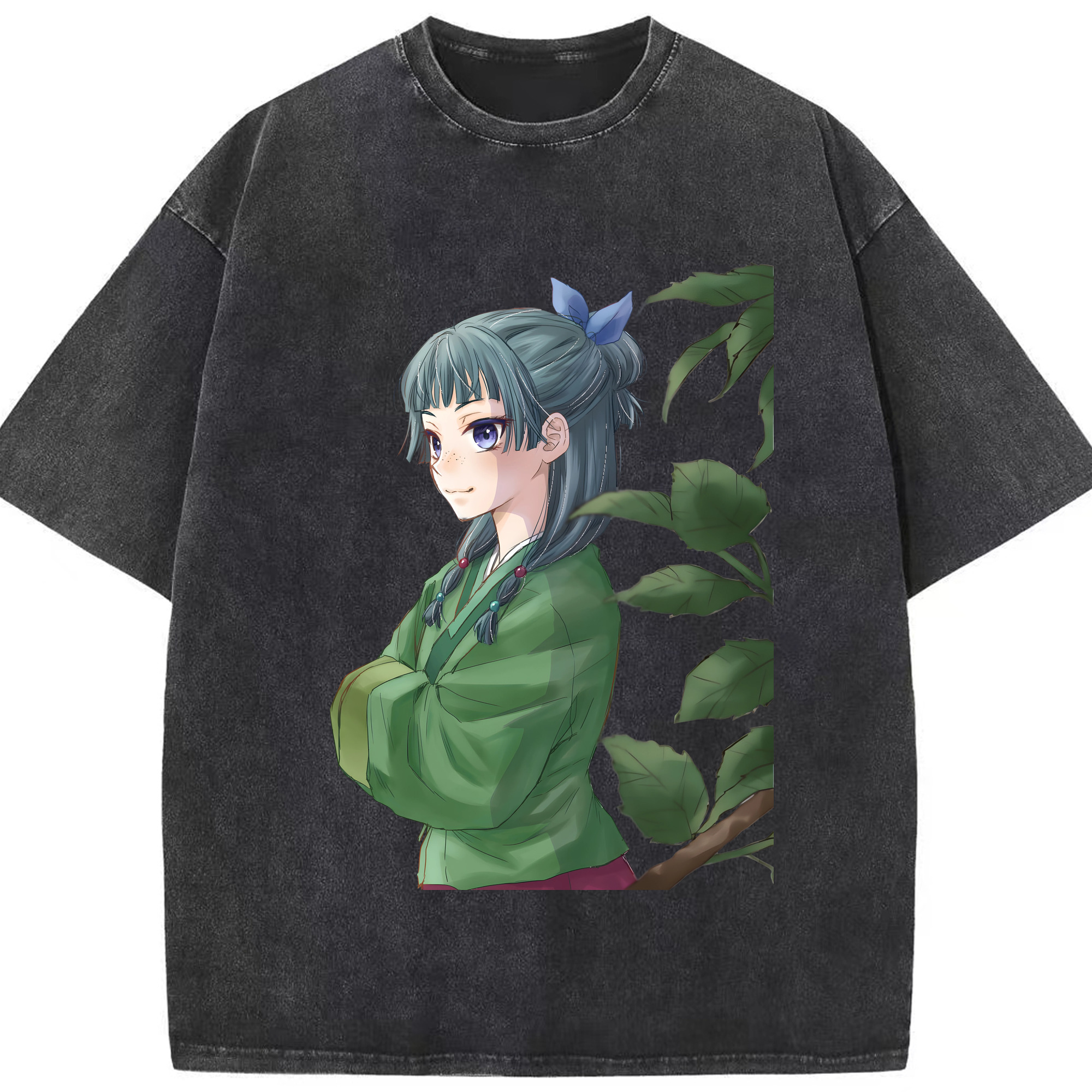 （画像用） 薬屋のひとりごと The Apothecary Diaries 綿100% ヴィンテージ風 半袖Tシャツ（フロントプリント）
