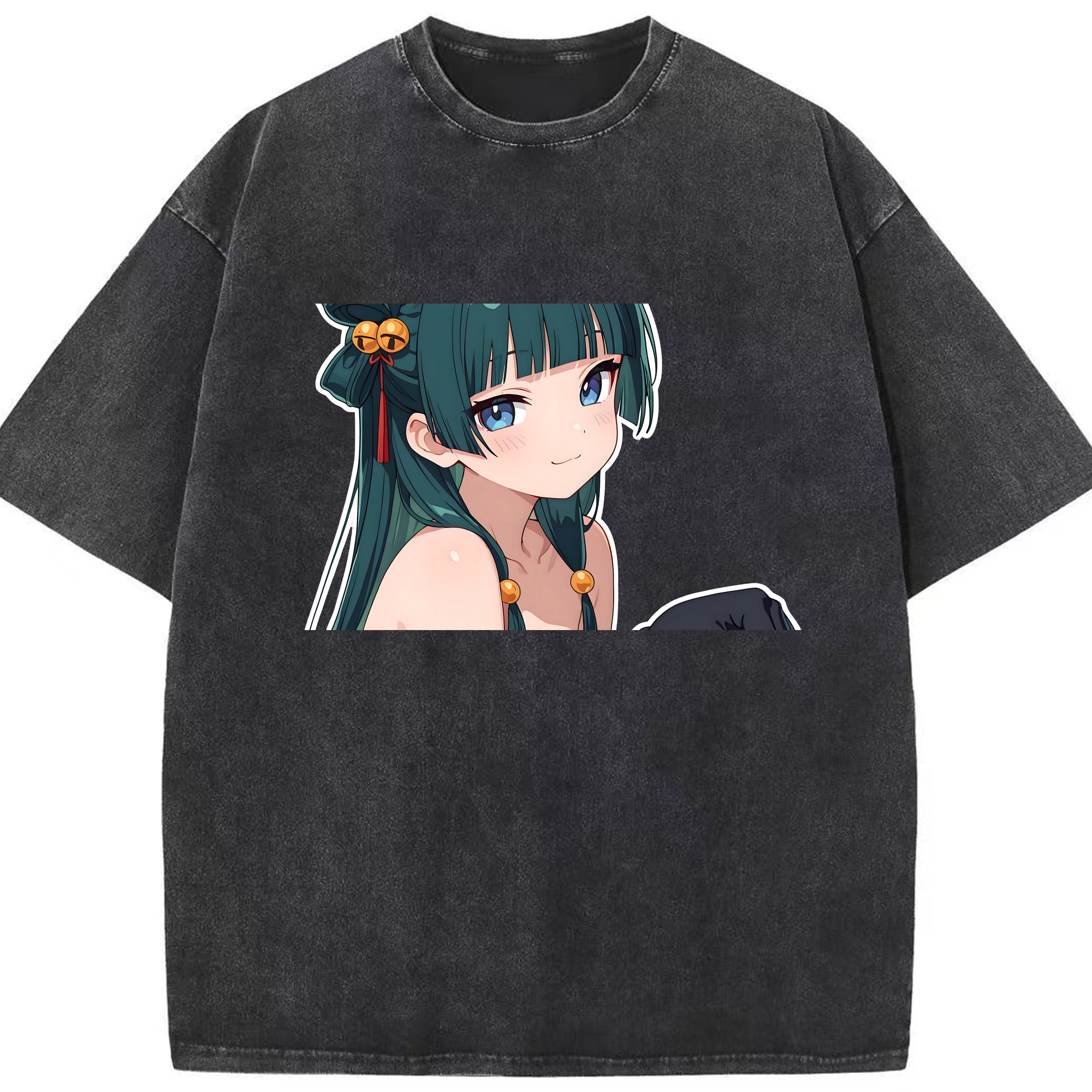 （画像用） 薬屋のひとりごと The Apothecary Diaries 綿100% ヴィンテージ風 半袖Tシャツ（フロントプリント）