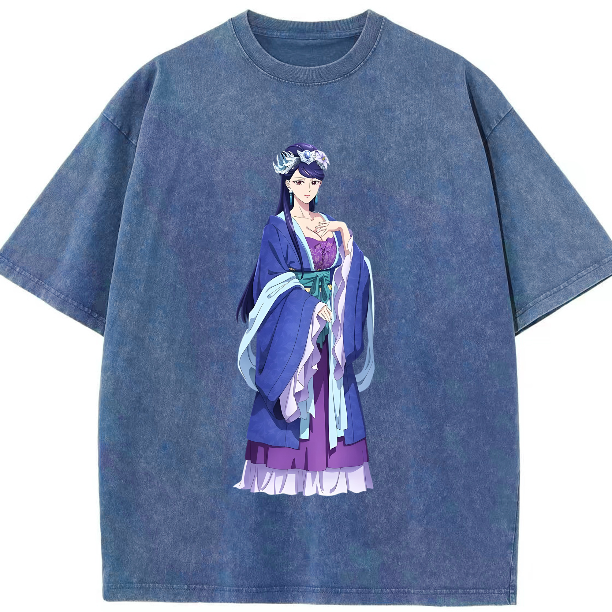 （画像用） 薬屋のひとりごと The Apothecary Diaries 綿100% ヴィンテージ風 半袖Tシャツ（フロントプリント）