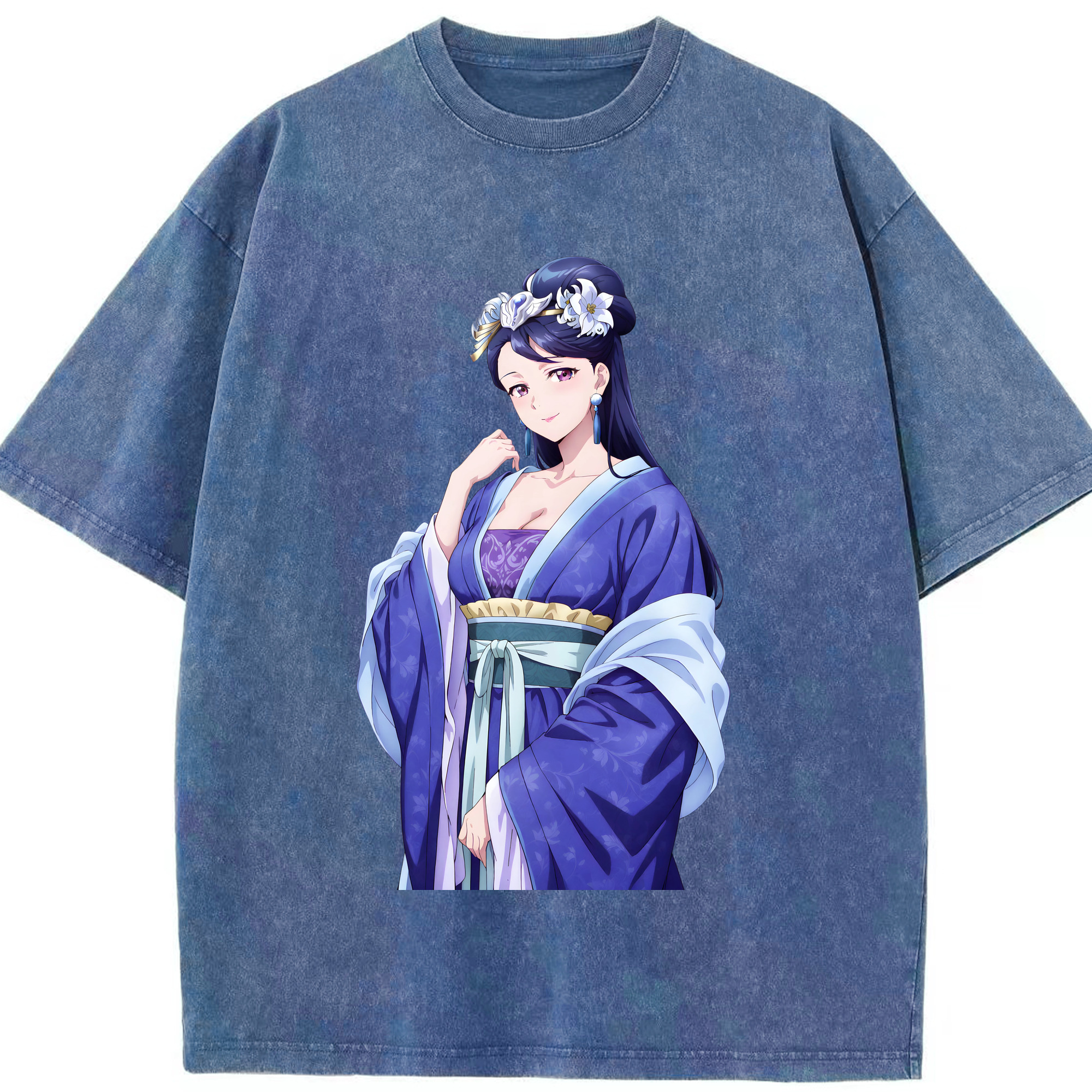 （画像用） 薬屋のひとりごと The Apothecary Diaries 綿100% ヴィンテージ風 半袖Tシャツ（フロントプリント）