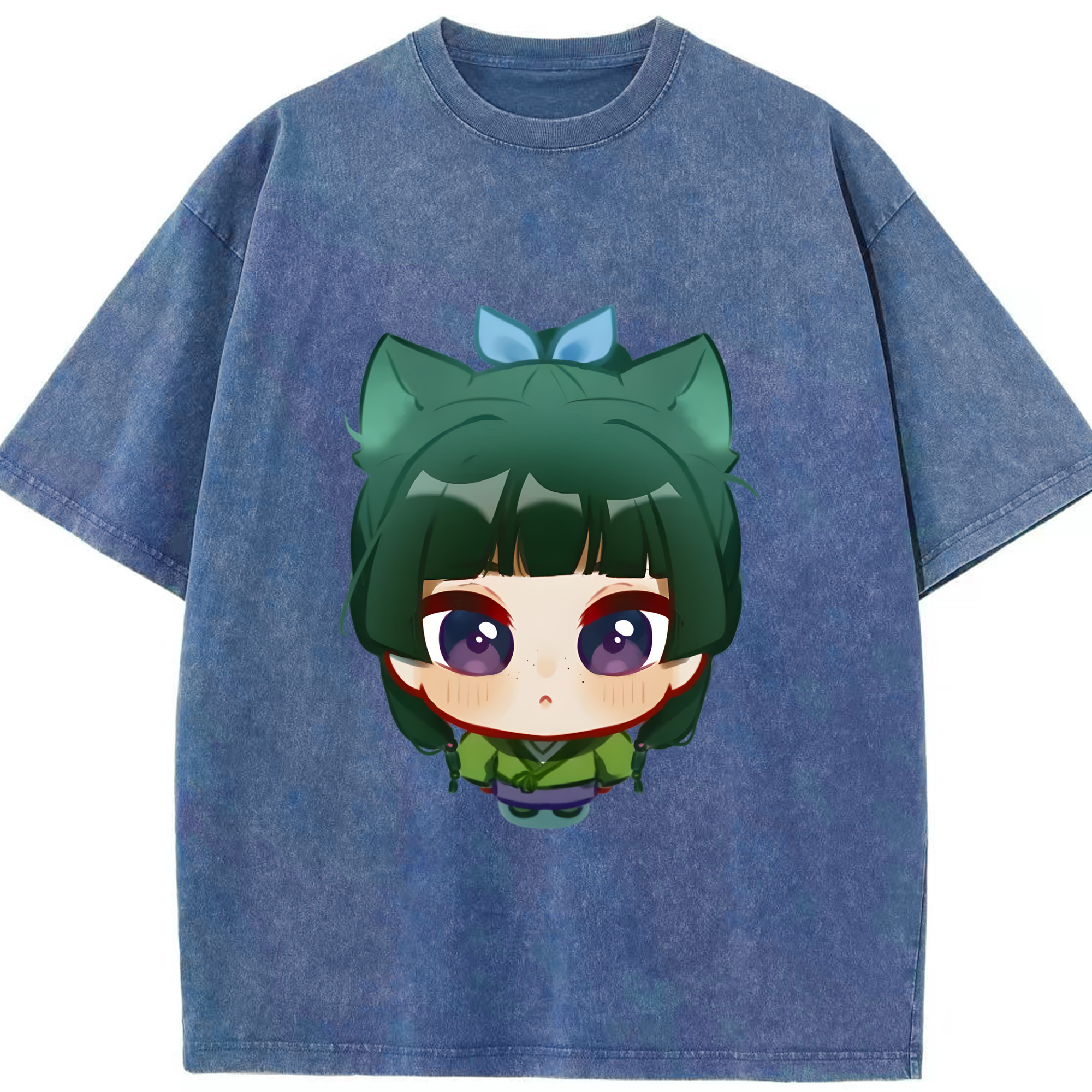（画像用） 薬屋のひとりごと The Apothecary Diaries 綿100% ヴィンテージ風 半袖Tシャツ（フロントプリント）