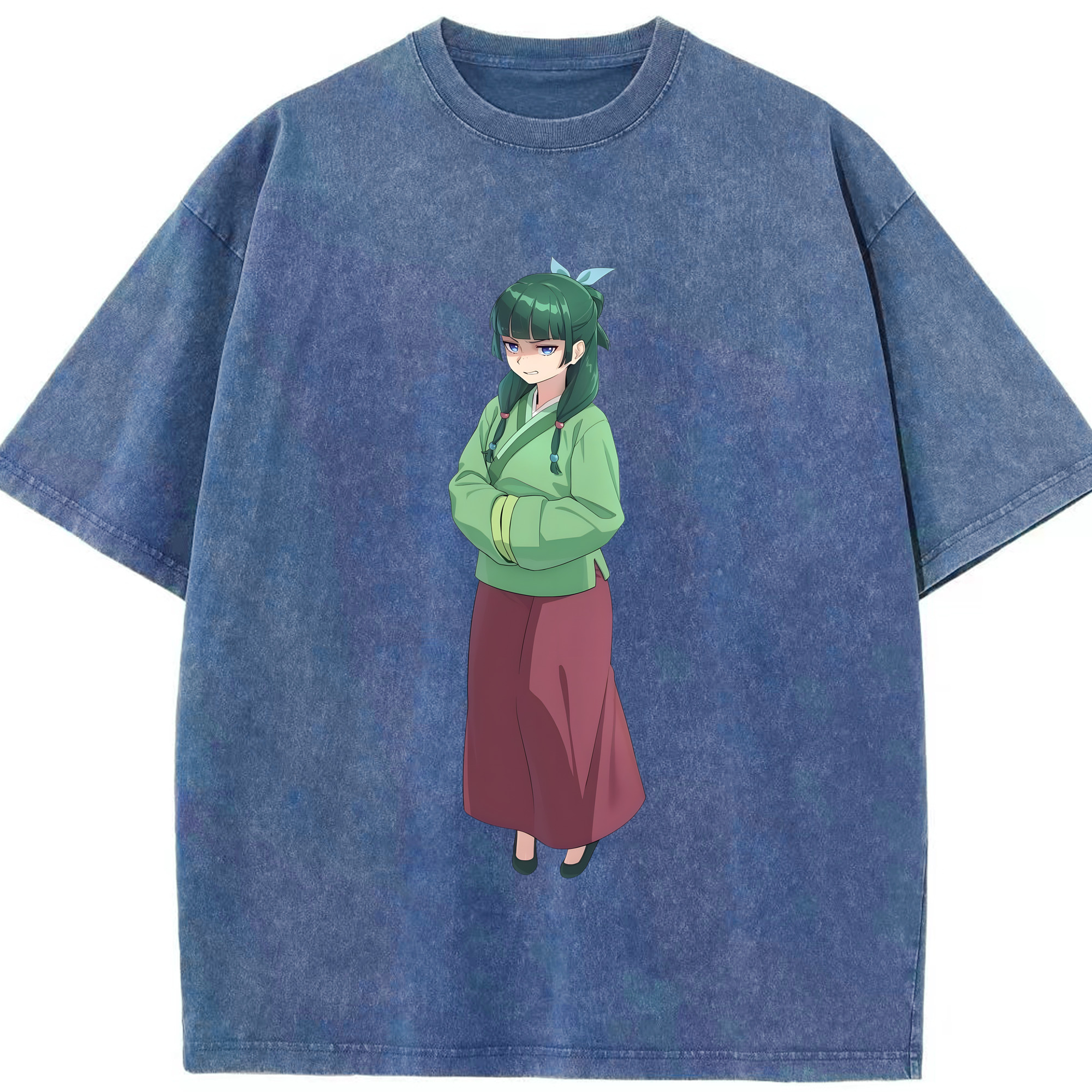 （画像用） 薬屋のひとりごと The Apothecary Diaries 綿100% ヴィンテージ風 半袖Tシャツ（フロントプリント）