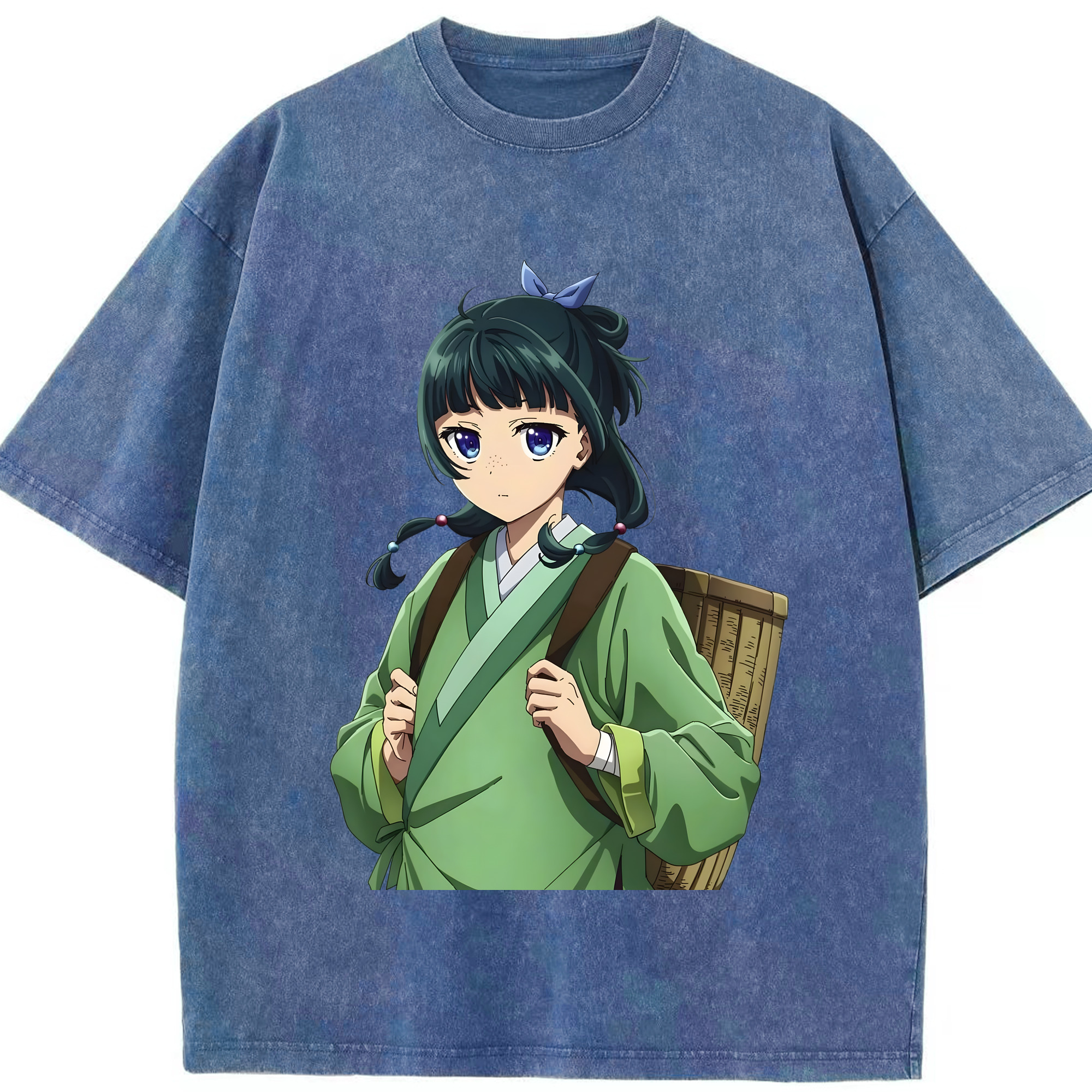 （画像用） 薬屋のひとりごと The Apothecary Diaries 綿100% ヴィンテージ風 半袖Tシャツ（フロントプリント）