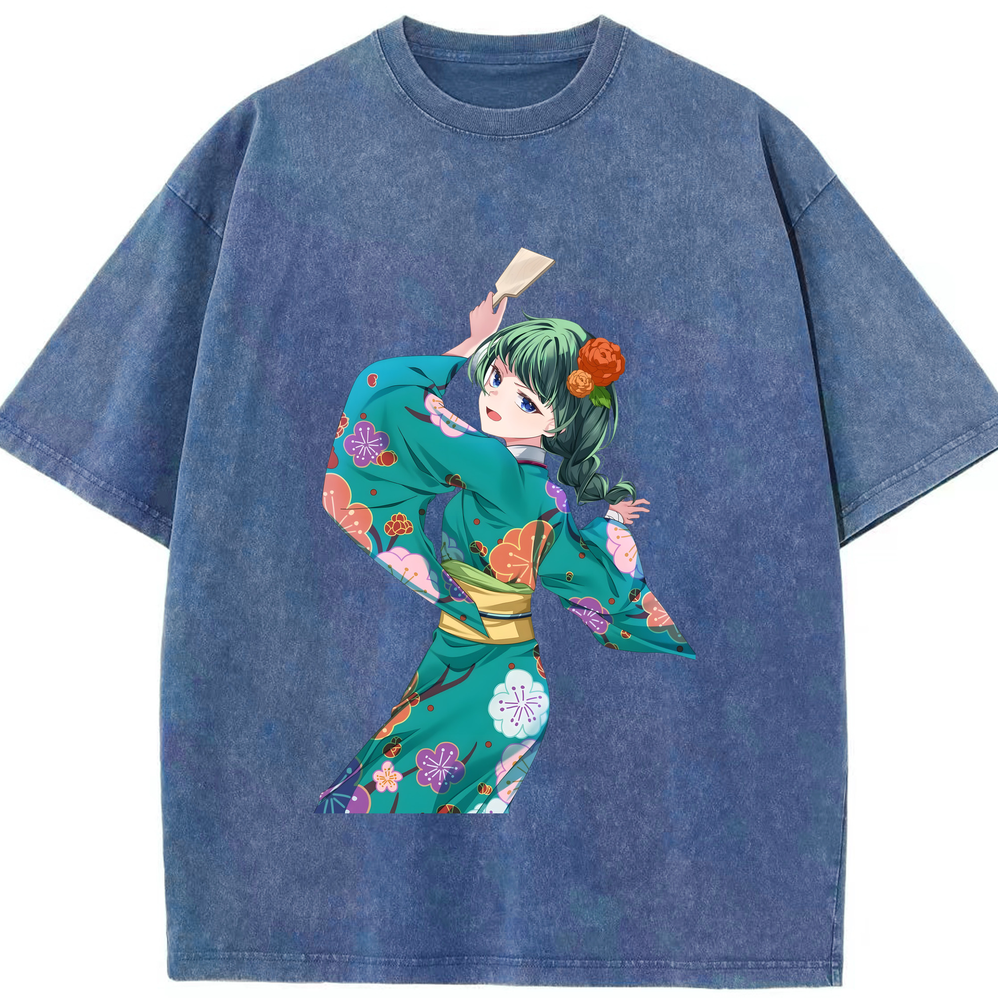 （画像用） 薬屋のひとりごと The Apothecary Diaries 綿100% ヴィンテージ風 半袖Tシャツ（フロントプリント）