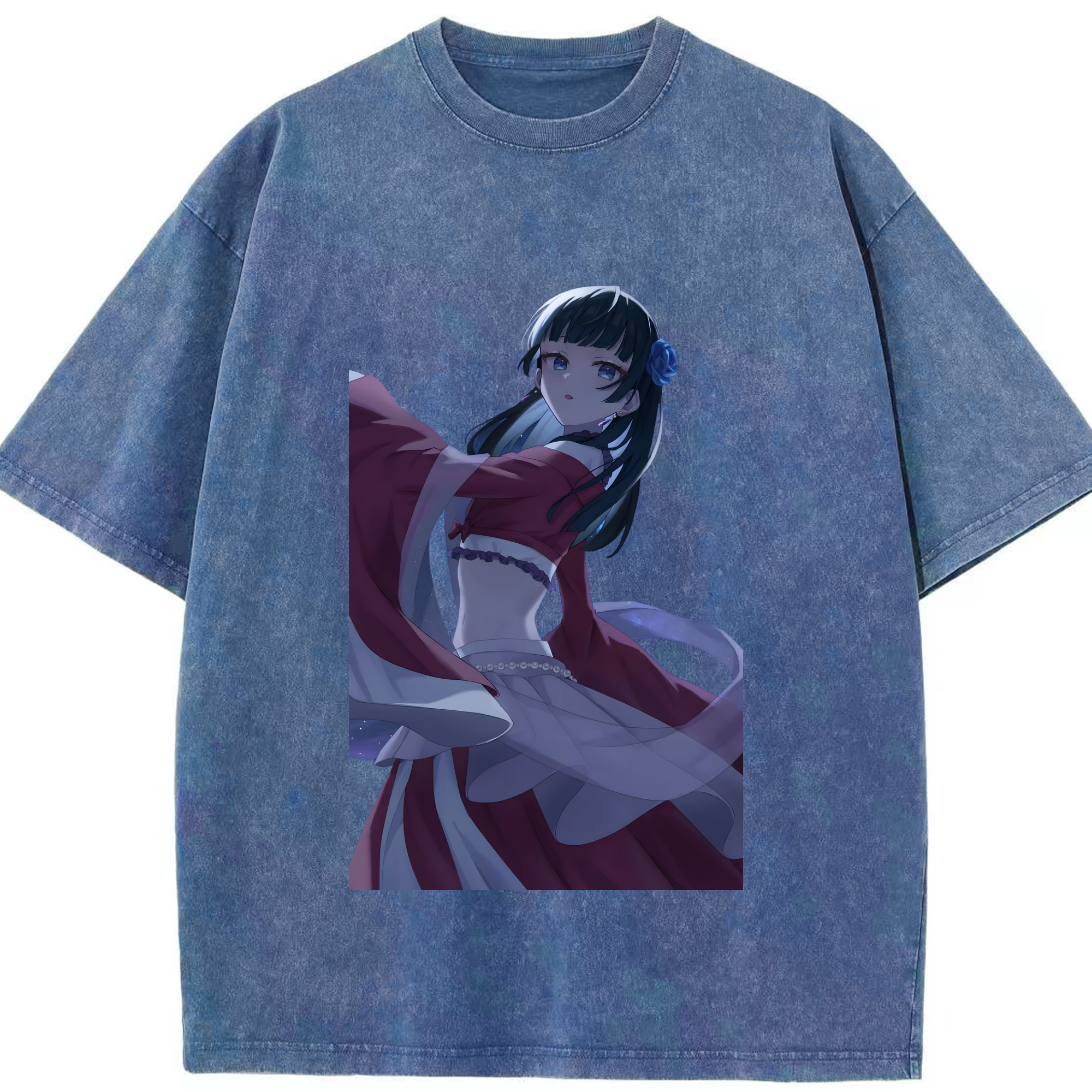 （画像用） 薬屋のひとりごと The Apothecary Diaries 綿100% ヴィンテージ風 半袖Tシャツ（フロントプリント）