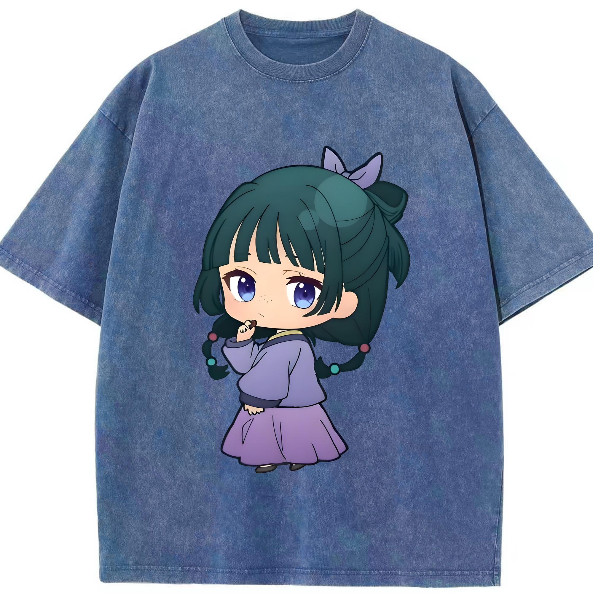 （画像用） 薬屋のひとりごと The Apothecary Diaries 綿100% ヴィンテージ風 半袖Tシャツ（フロントプリント）