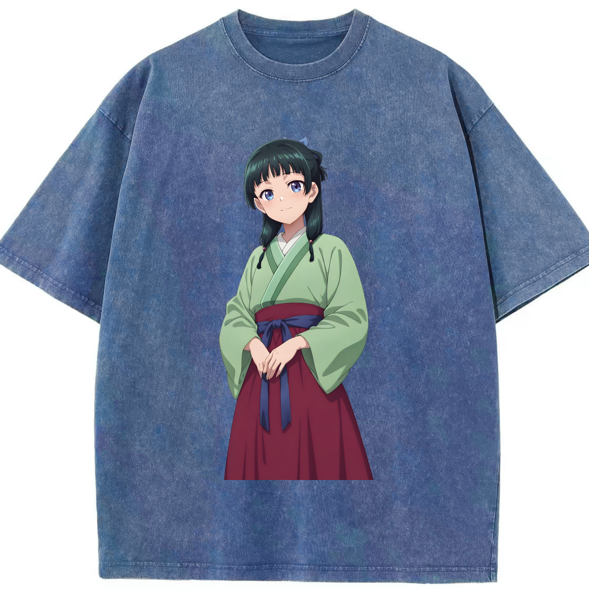（画像用） 薬屋のひとりごと The Apothecary Diaries 綿100% ヴィンテージ風 半袖Tシャツ（フロントプリント）