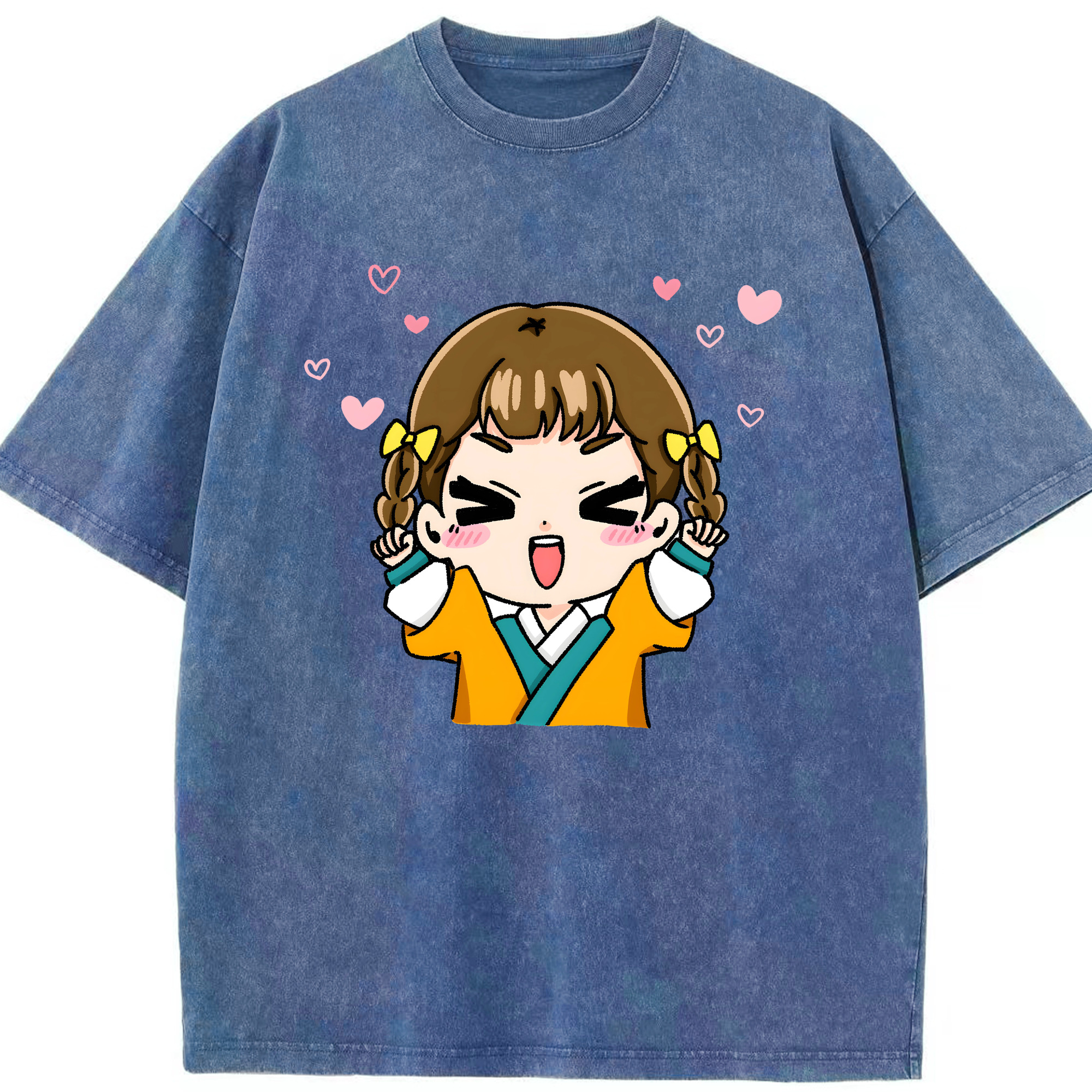 （画像用） 薬屋のひとりごと The Apothecary Diaries 綿100% ヴィンテージ風 半袖Tシャツ（フロントプリント）