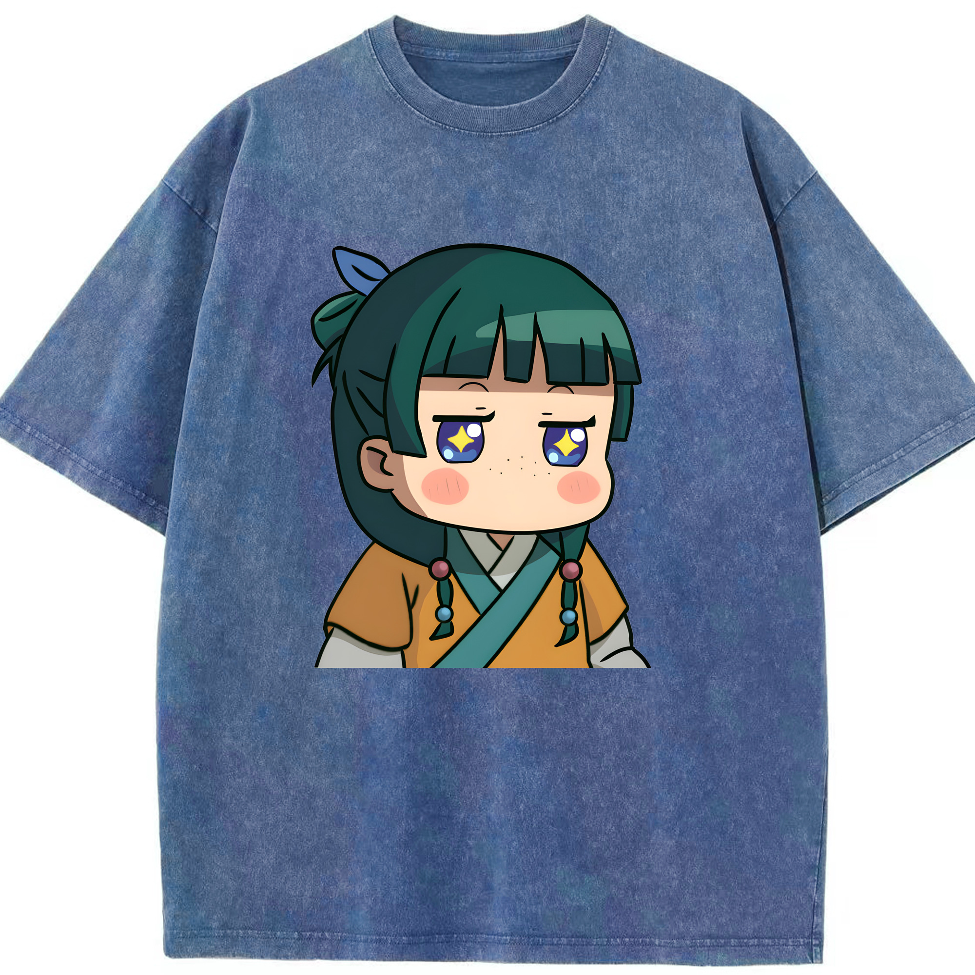 （画像用） 薬屋のひとりごと The Apothecary Diaries 綿100% ヴィンテージ風 半袖Tシャツ（フロントプリント）