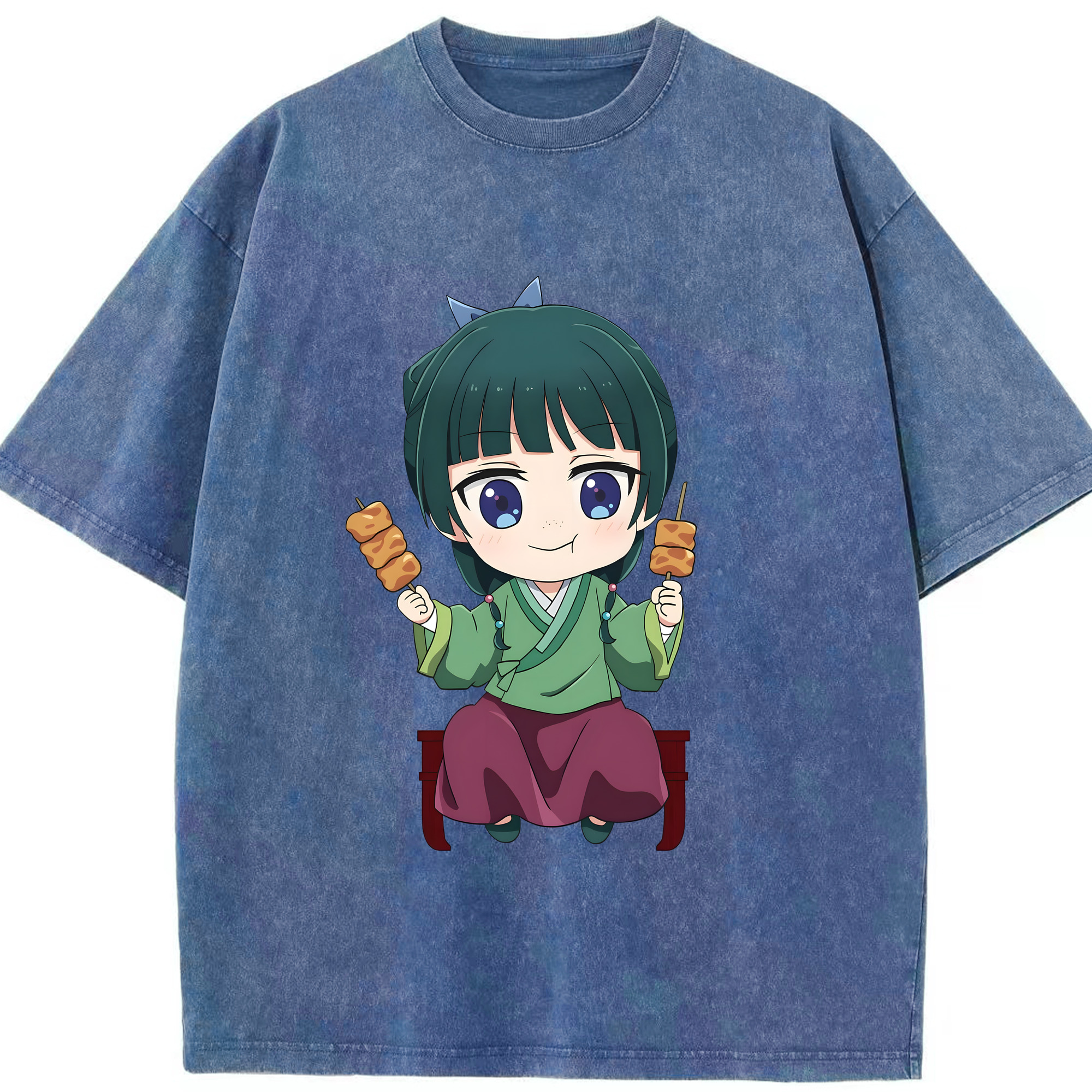 （画像用） 薬屋のひとりごと The Apothecary Diaries 綿100% ヴィンテージ風 半袖Tシャツ（フロントプリント）