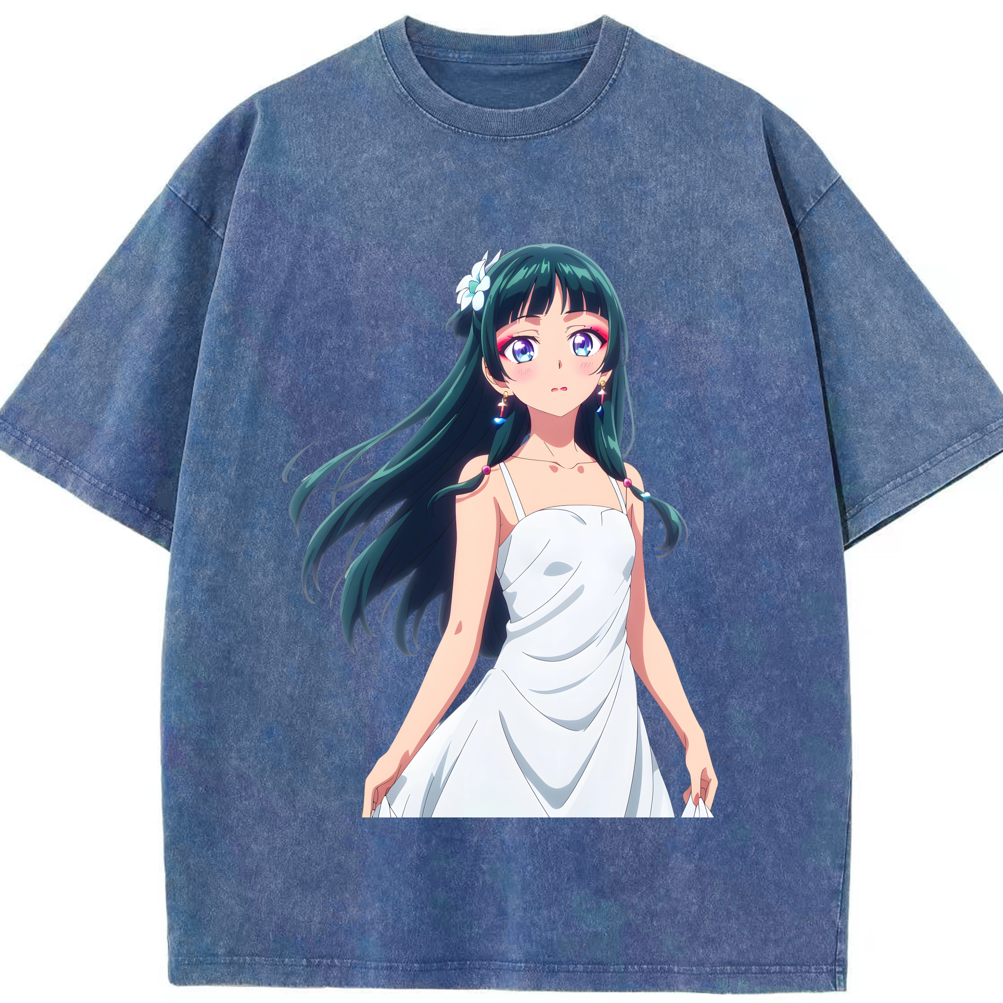 （画像用） 薬屋のひとりごと The Apothecary Diaries 綿100% ヴィンテージ風 半袖Tシャツ（フロントプリント）