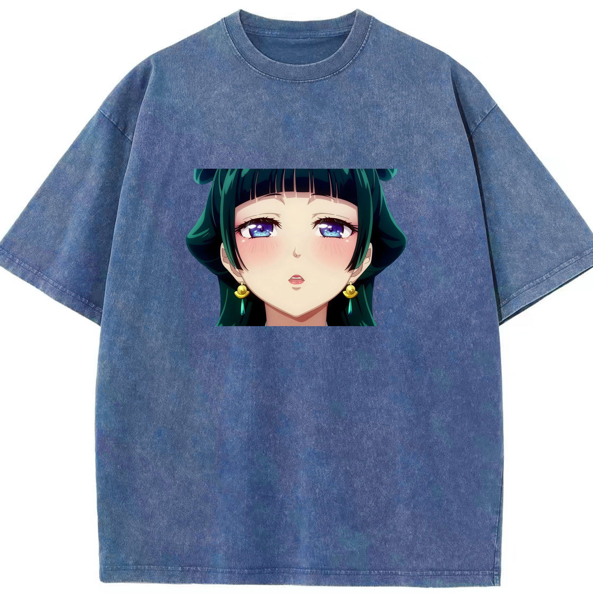 （画像用） 薬屋のひとりごと The Apothecary Diaries 綿100% ヴィンテージ風 半袖Tシャツ（フロントプリント）