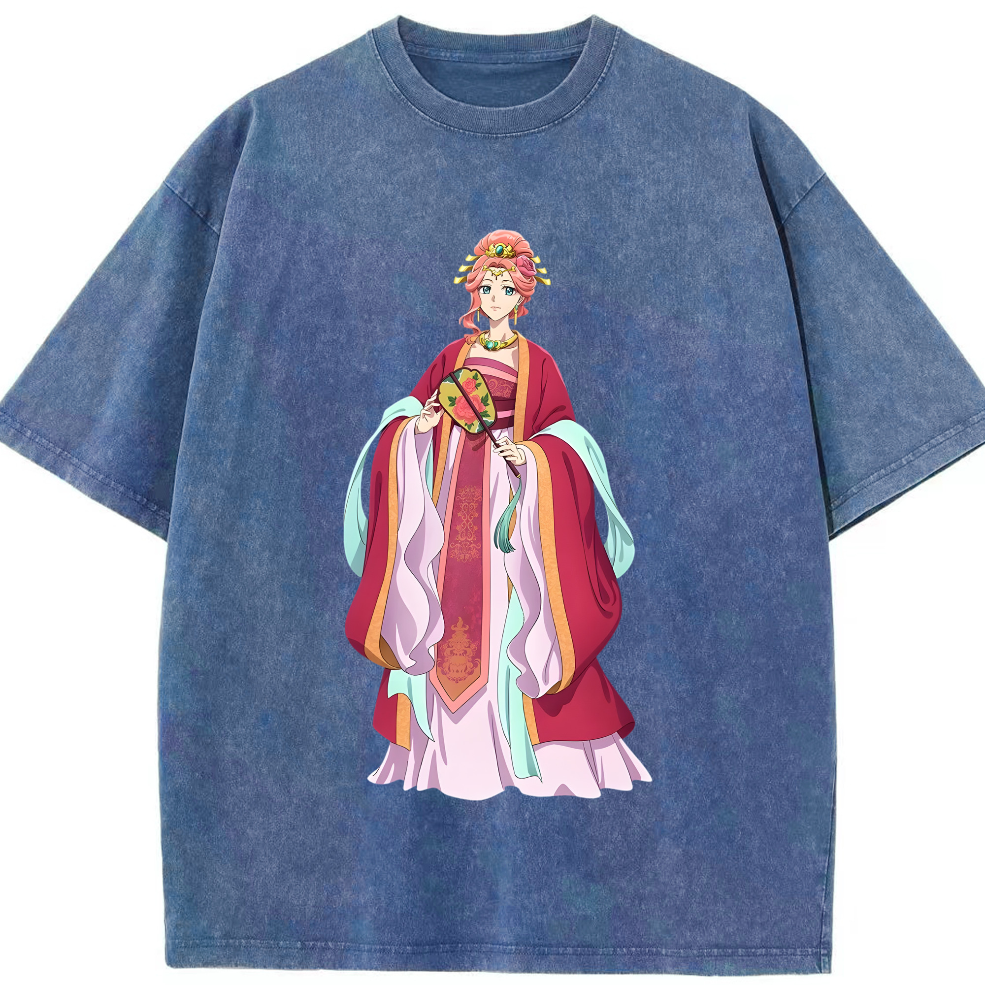 （画像用） 薬屋のひとりごと The Apothecary Diaries 綿100% ヴィンテージ風 半袖Tシャツ（フロントプリント）