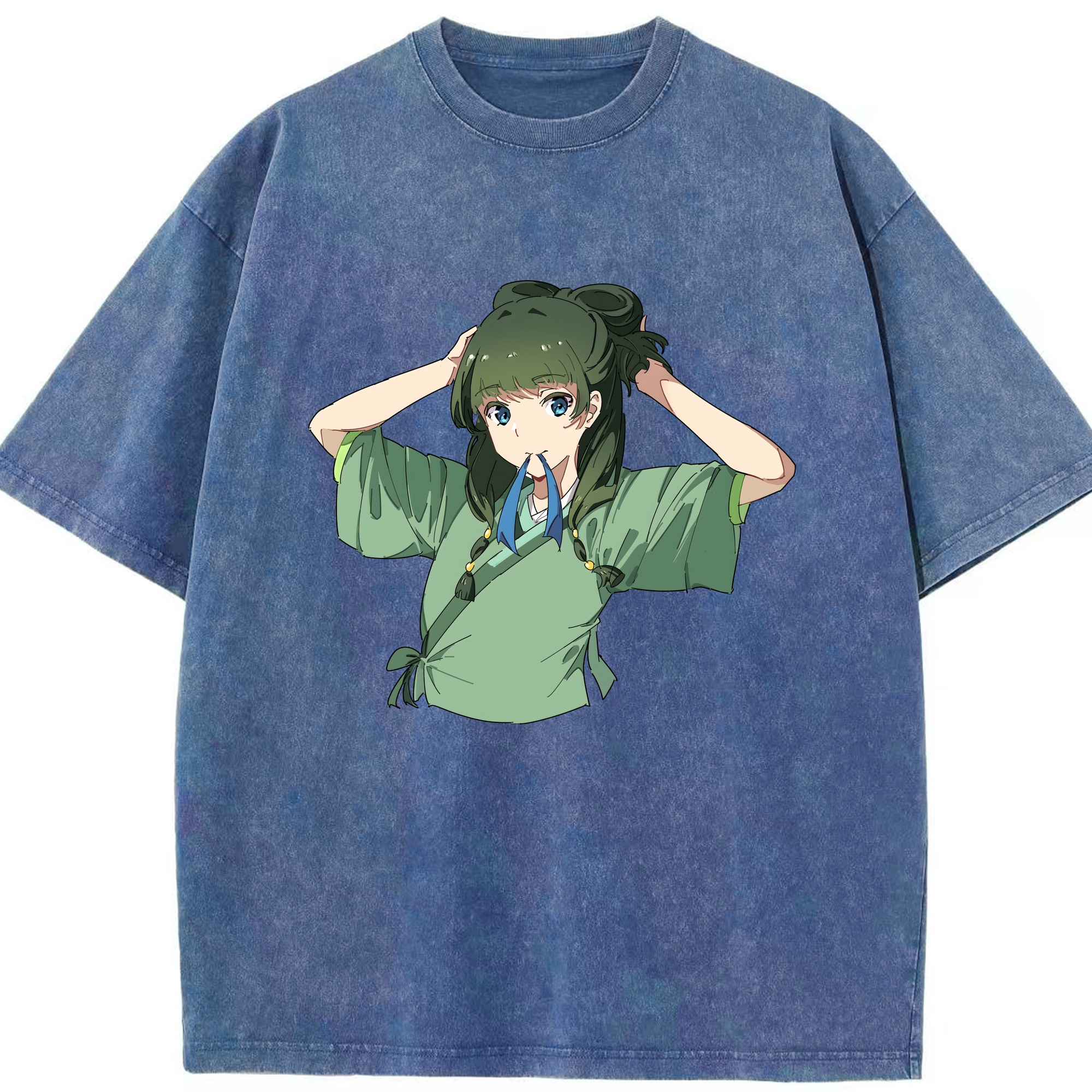 （画像用） 薬屋のひとりごと The Apothecary Diaries 綿100% ヴィンテージ風 半袖Tシャツ（フロントプリント）