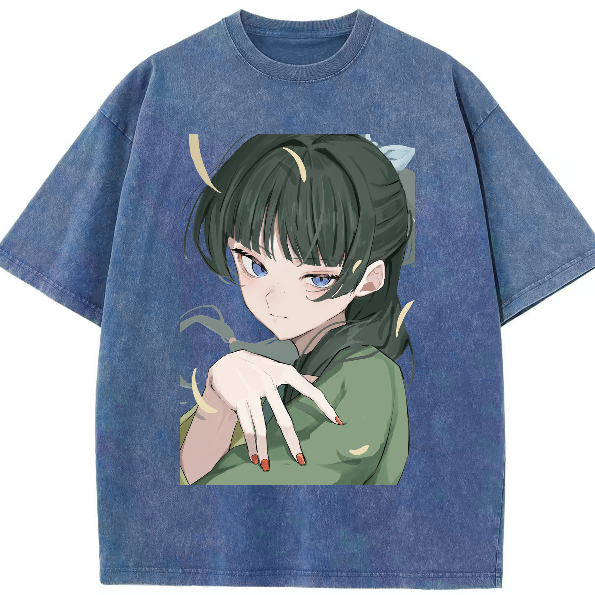 （画像用） 薬屋のひとりごと The Apothecary Diaries 綿100% ヴィンテージ風 半袖Tシャツ（フロントプリント）