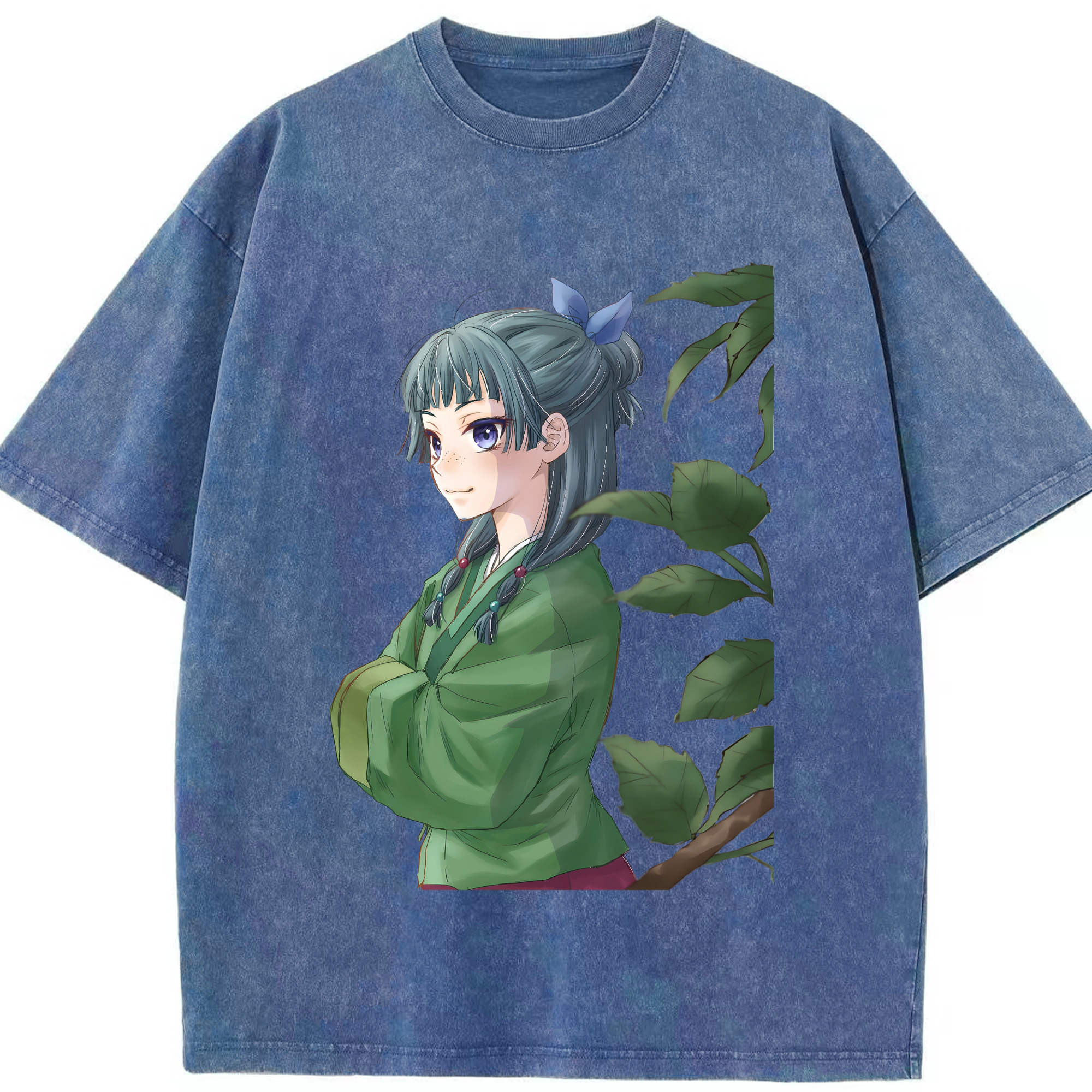 （画像用） 薬屋のひとりごと The Apothecary Diaries 綿100% ヴィンテージ風 半袖Tシャツ（フロントプリント）