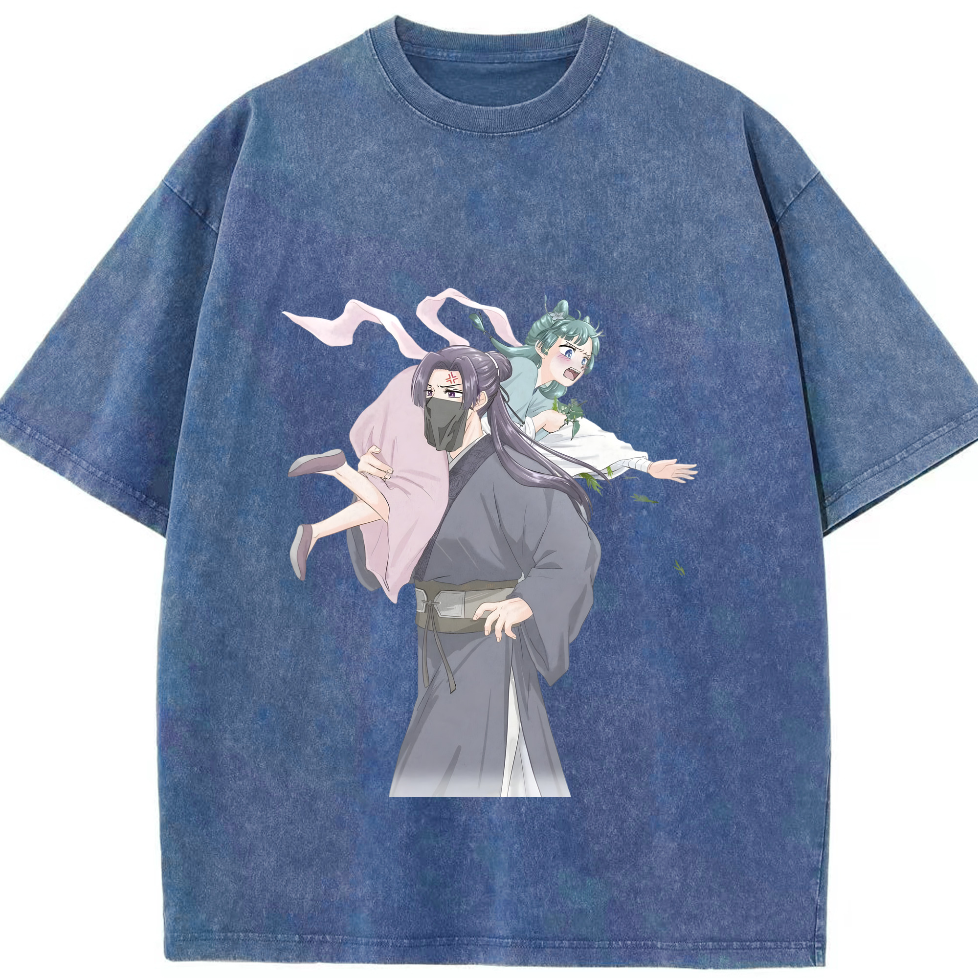 （画像用） 薬屋のひとりごと The Apothecary Diaries 綿100% ヴィンテージ風 半袖Tシャツ（フロントプリント）