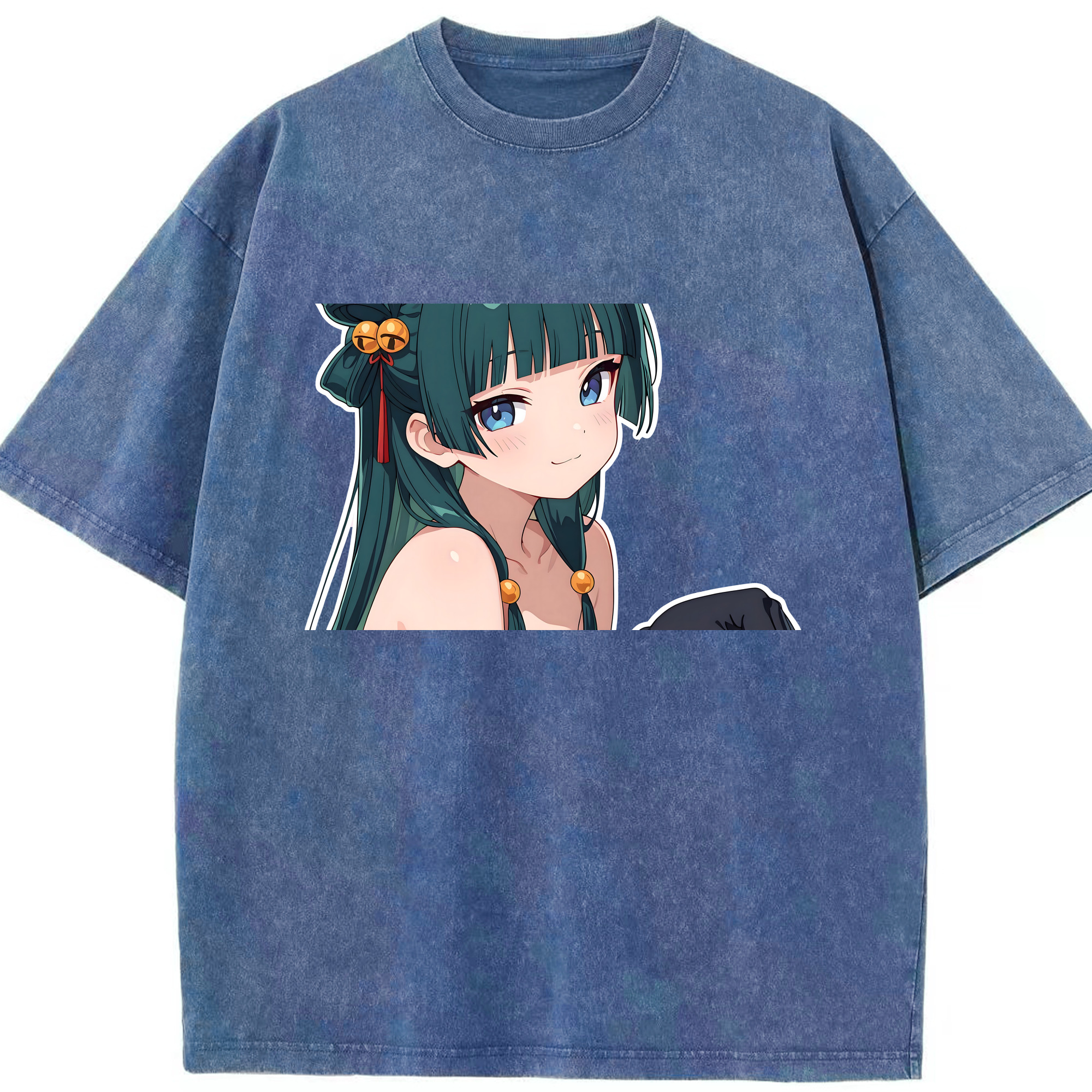 （画像用） 薬屋のひとりごと The Apothecary Diaries 綿100% ヴィンテージ風 半袖Tシャツ（フロントプリント）