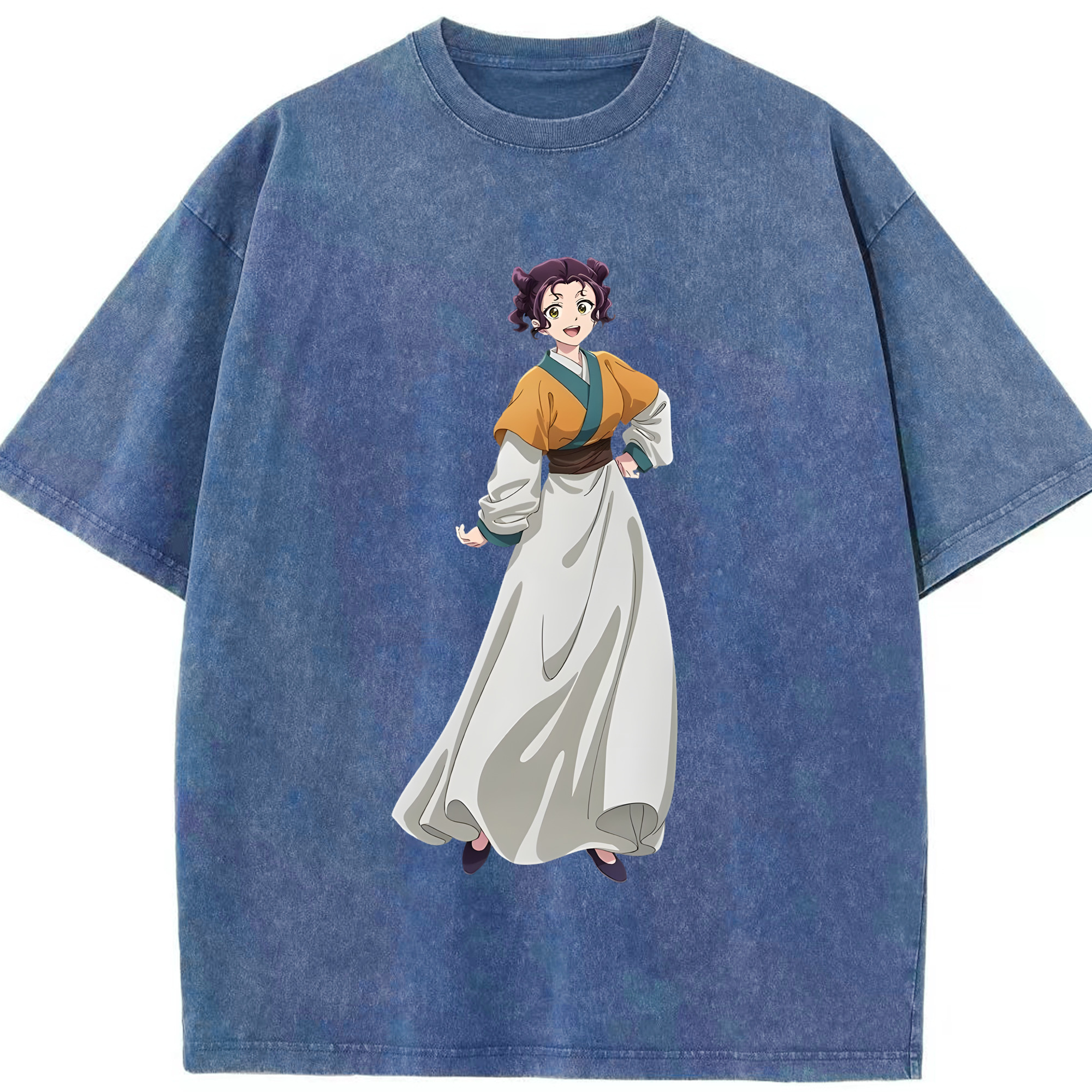 （画像用） 薬屋のひとりごと The Apothecary Diaries 綿100% ヴィンテージ風 半袖Tシャツ（フロントプリント）